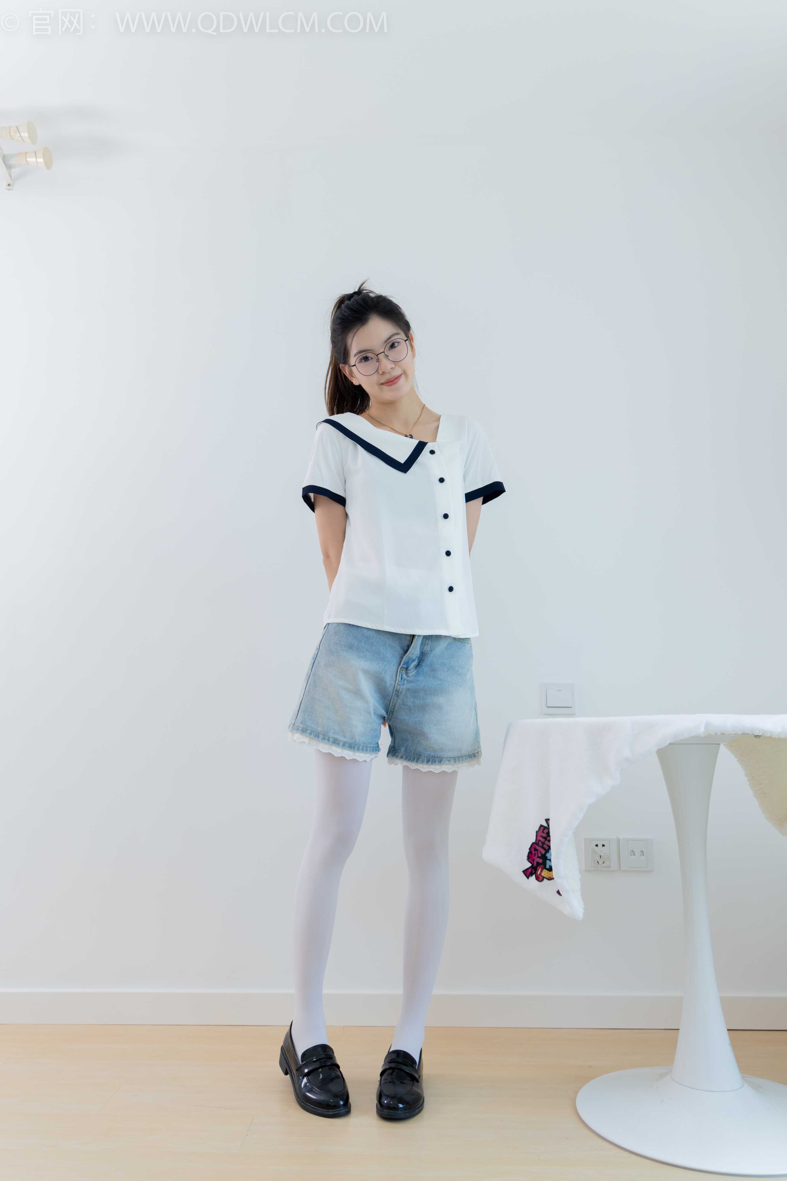 图片[4]-物恋传媒 NO.1785 青黛-皮鞋（红色美甲）-COS写真在线网