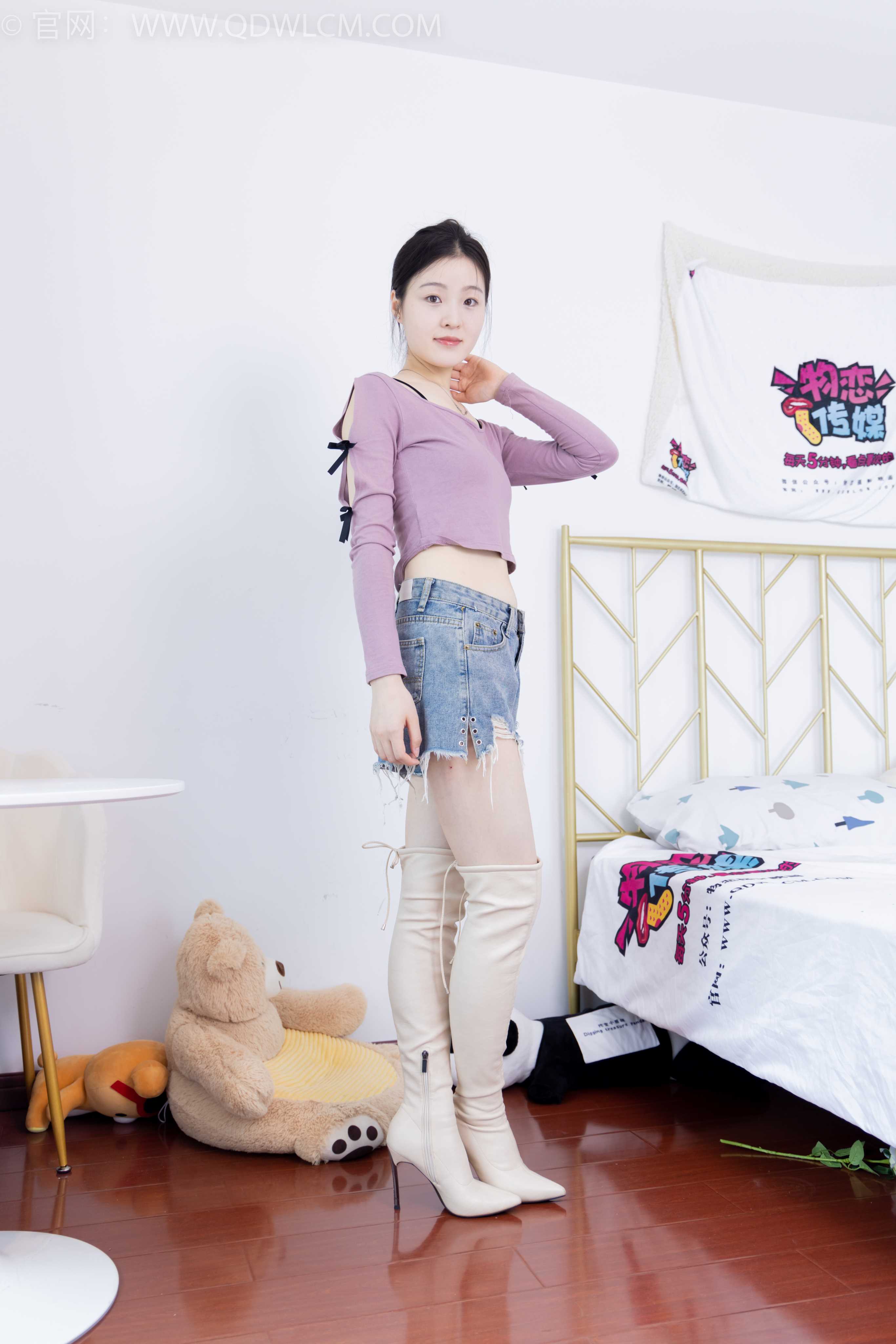 图片[5]-物恋传媒 NO.1871 青柠-紫色的兔子 [170P-1V-3.95G]-COS写真在线网