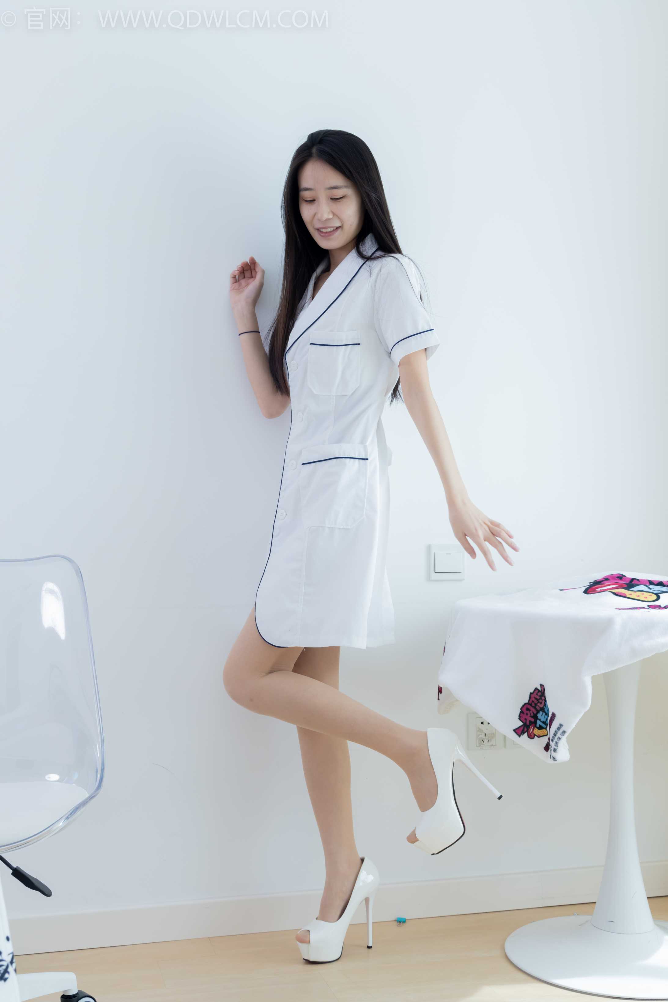图片[3]-物恋传媒 NO.2234 菜菜-高跟鞋、（脚尖微加固款）、护士服[160P-1V-3.66G]-COS写真在线网
