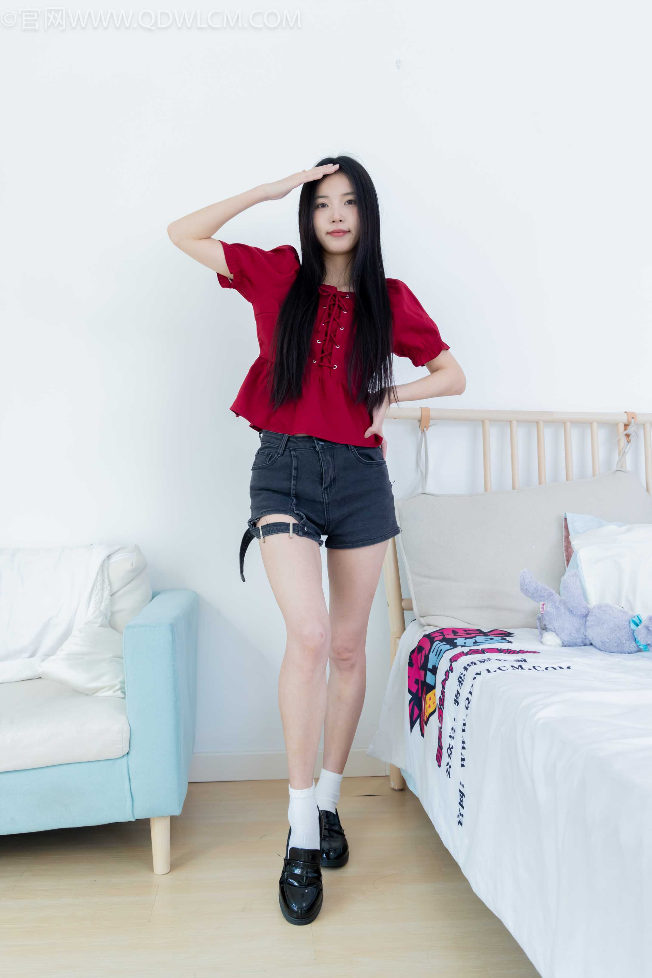 图片[2]-物恋传媒 NO.2274 茯苓-皮鞋、白棉袜[194P-1V-4.97G]-COS写真在线网