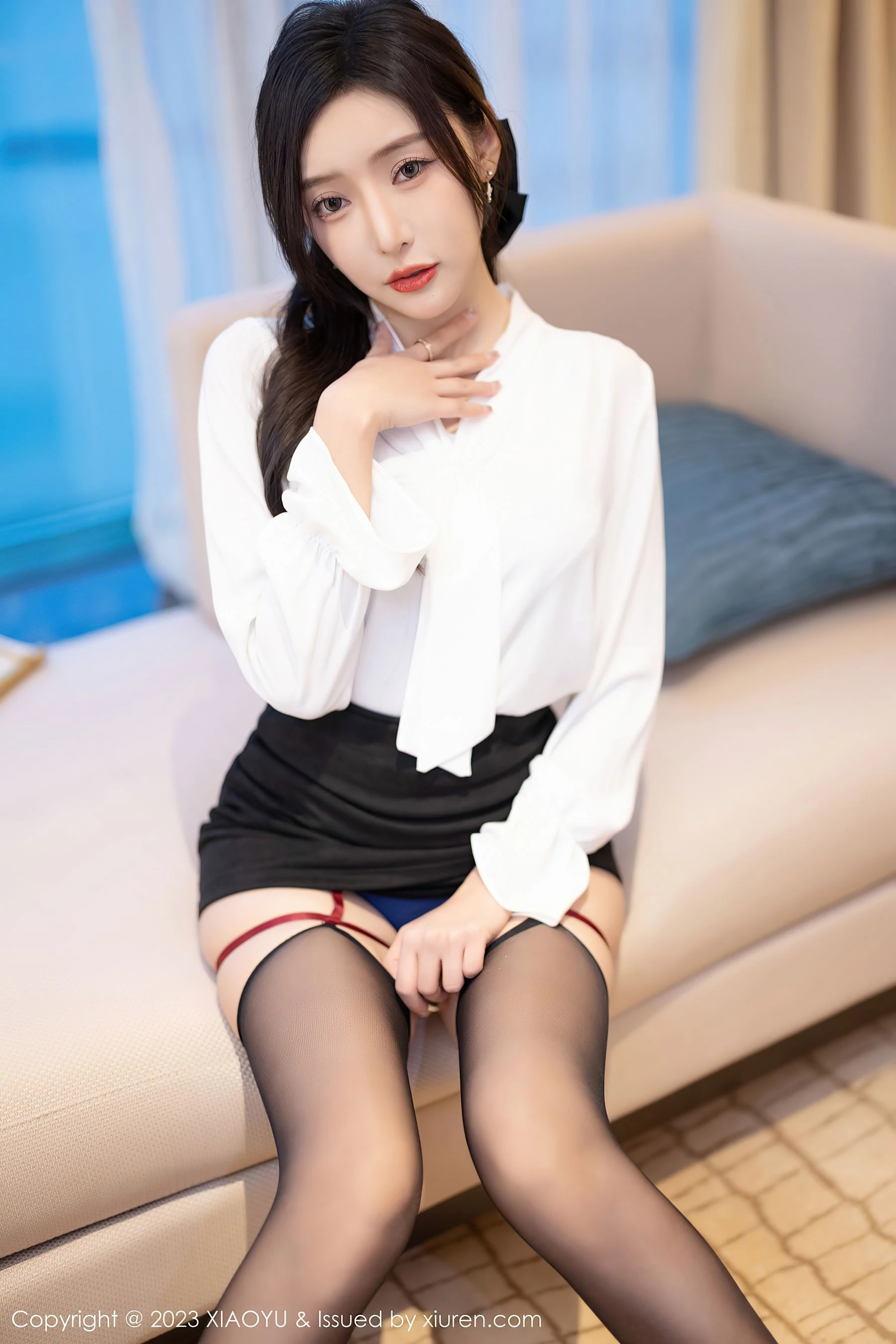 图片[6]-语画界 VOL.1033 王馨瑶yanni 短裙黑丝-COS写真在线网