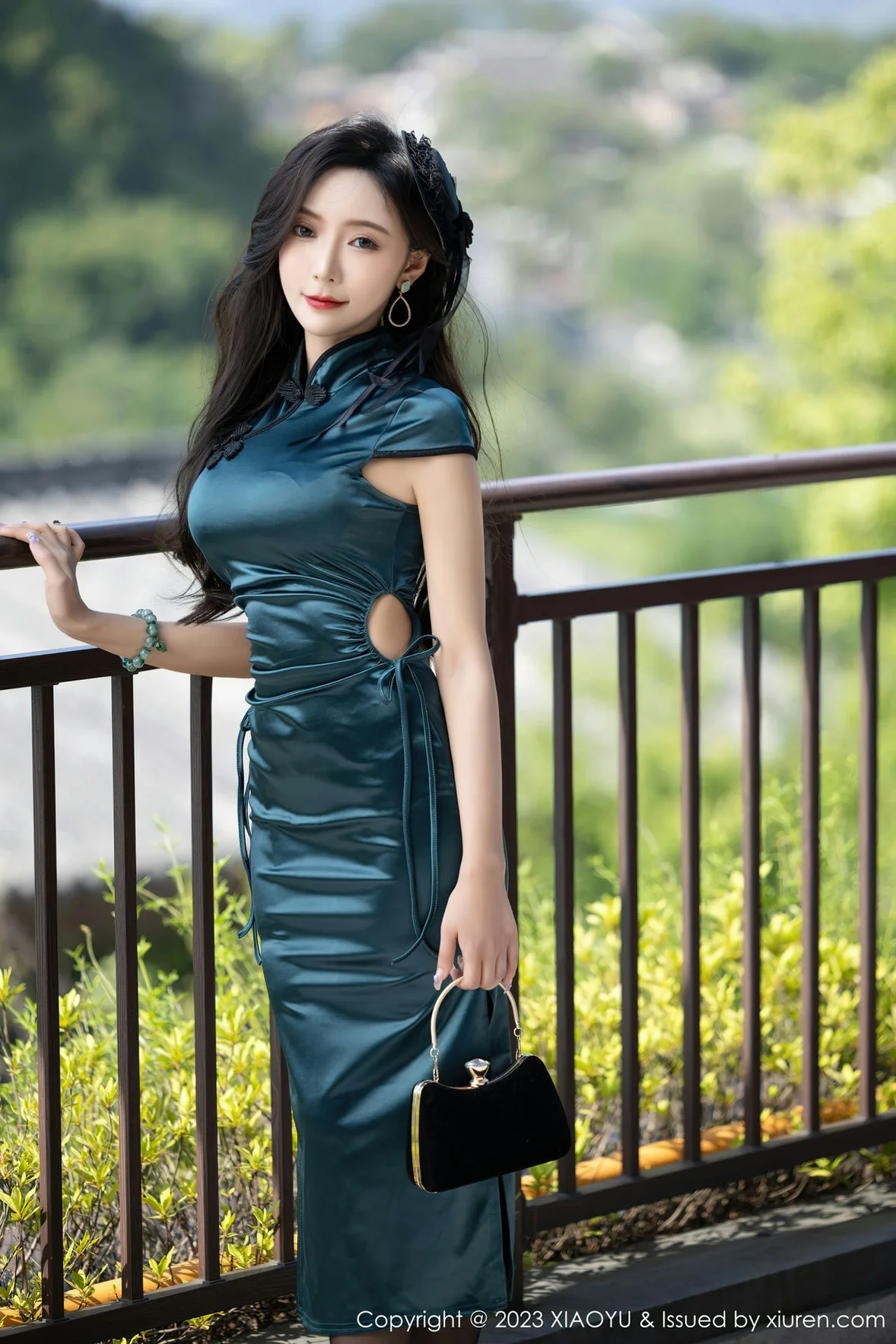 图片[6]-XIAOYU 语画界 Vol.1048 王馨瑶 暗绿色旗袍 [85P]-COS写真在线网