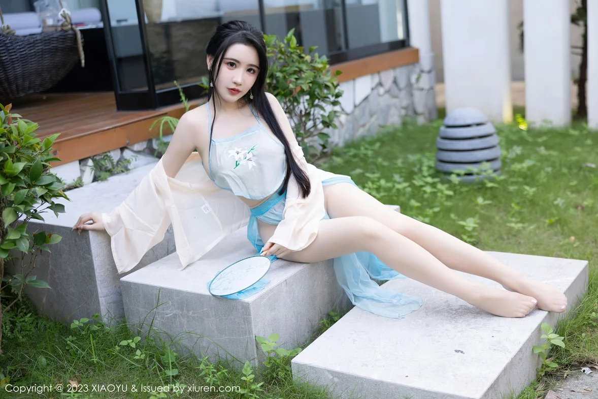 图片[6]-XIAOYU 语画界 Vol.1057 Cherry樱桃酱 淡蓝色古装杭州旅拍 [82P]-COS写真在线网
