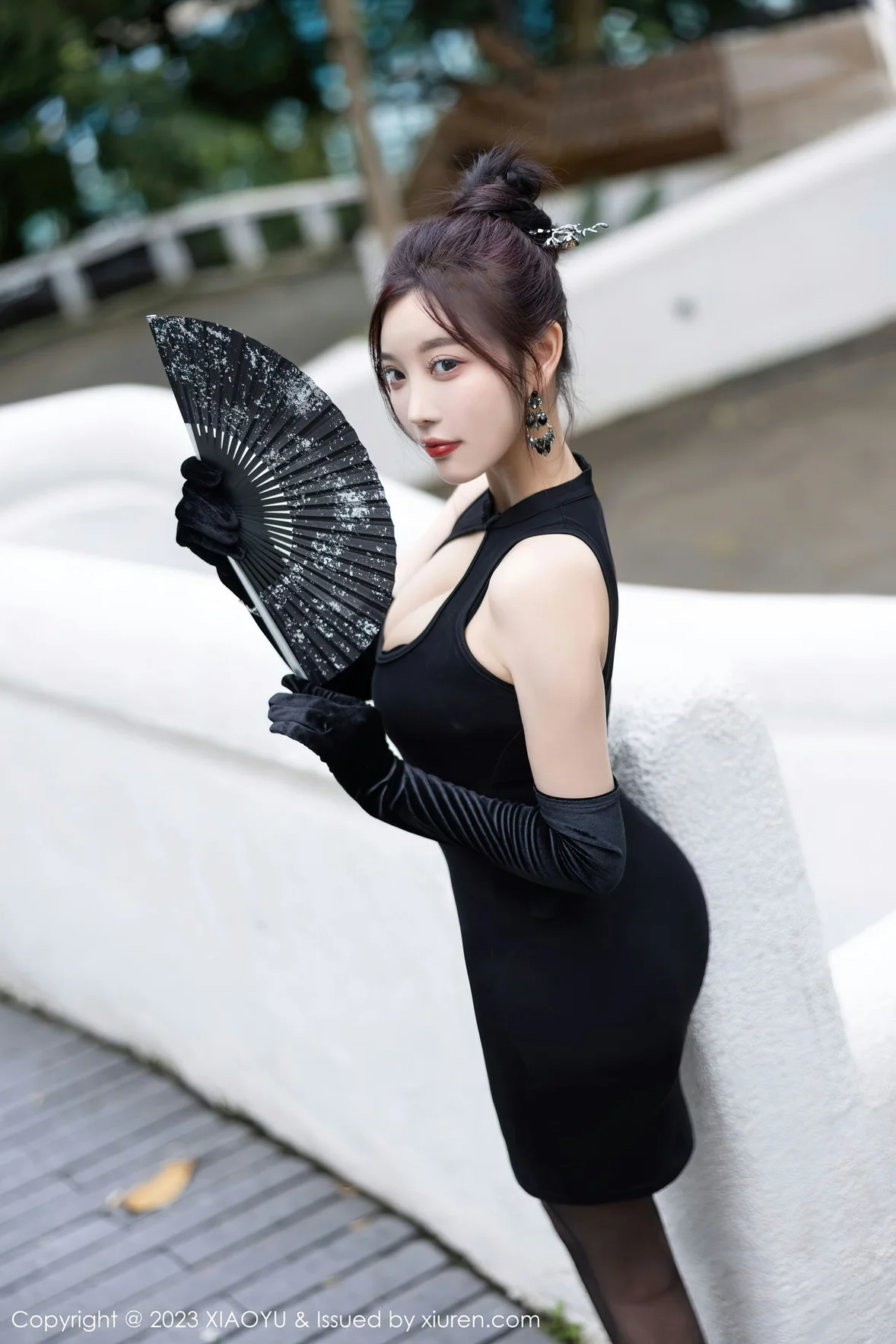 图片[2]-XIAOYU 语画 Vol.1070 杨晨晨Yome 魅惑黑丝贵州旅拍1 [89P]-COS写真在线网