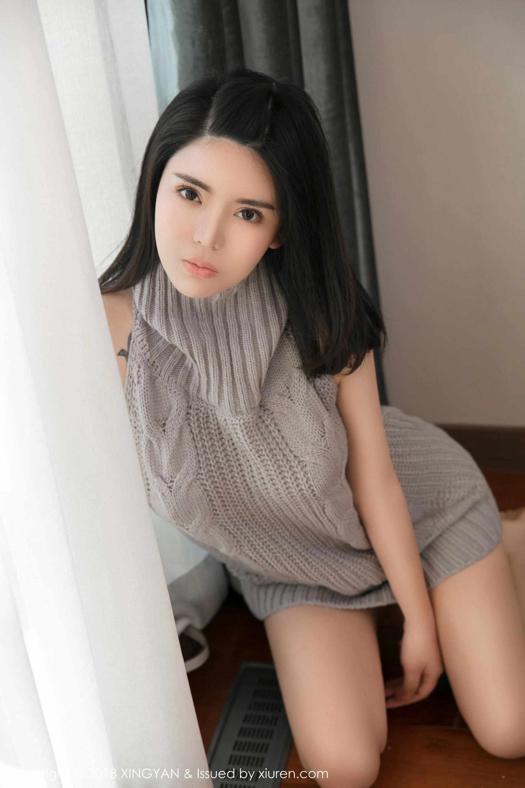 图片[5]-陈曦Lily《开背毛衣》 星颜社 Vol.012-COS写真在线网