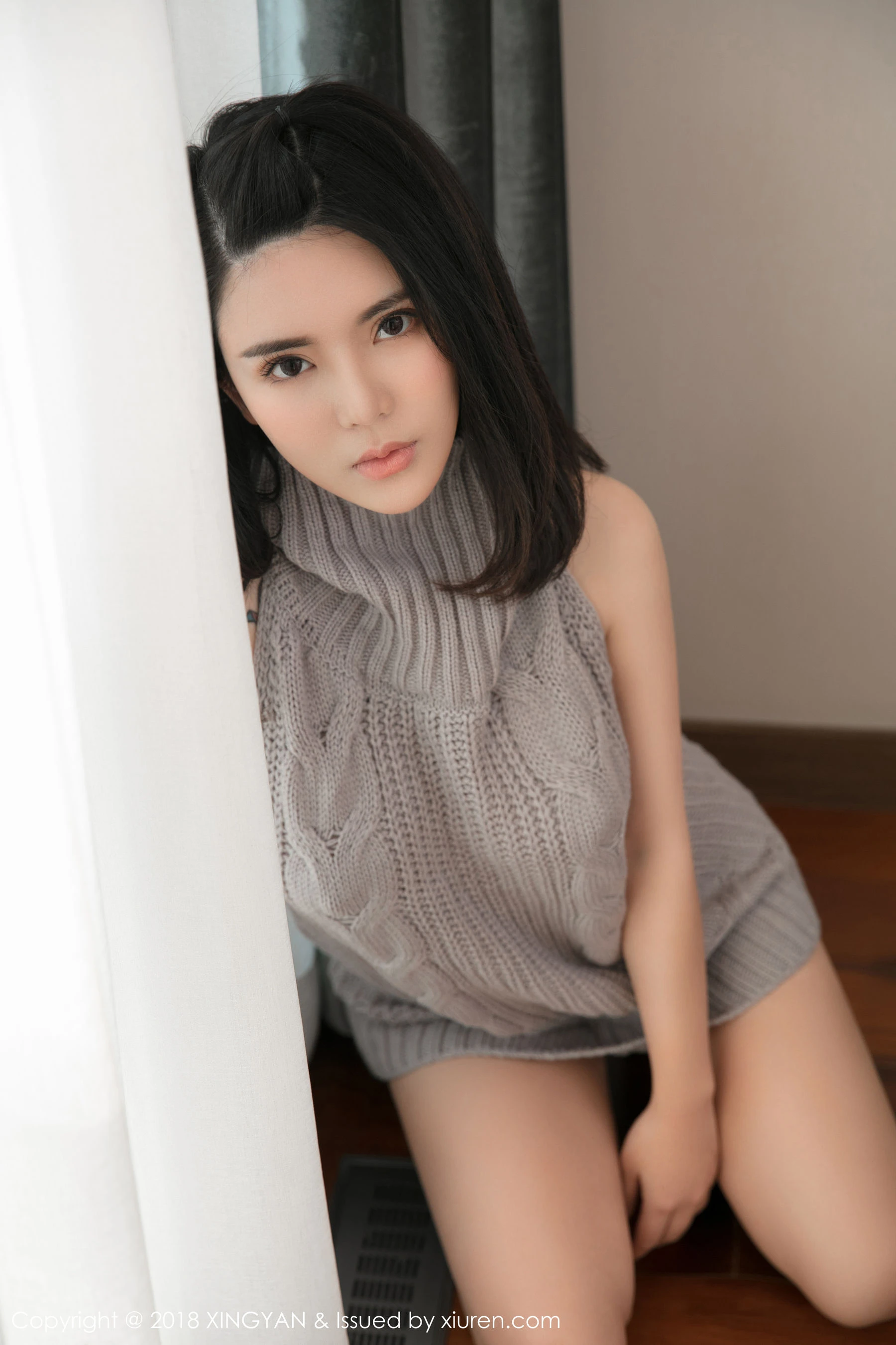 图片[6]-陈曦Lily《开背毛衣》 星颜社 Vol.012-COS写真在线网