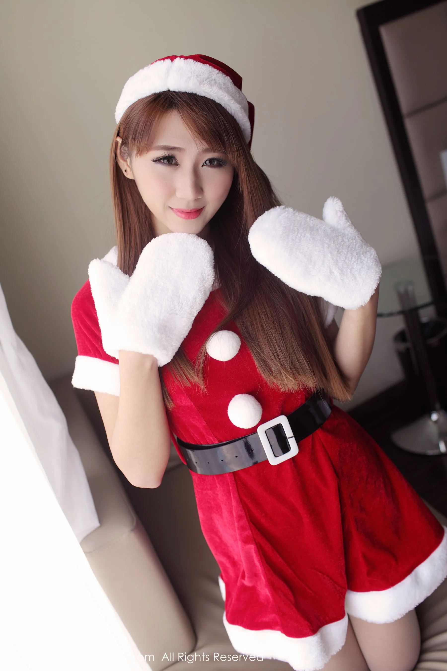 图片[2]-区静瑶《小女生yoyo》 秀人网 No.091-COS写真在线网