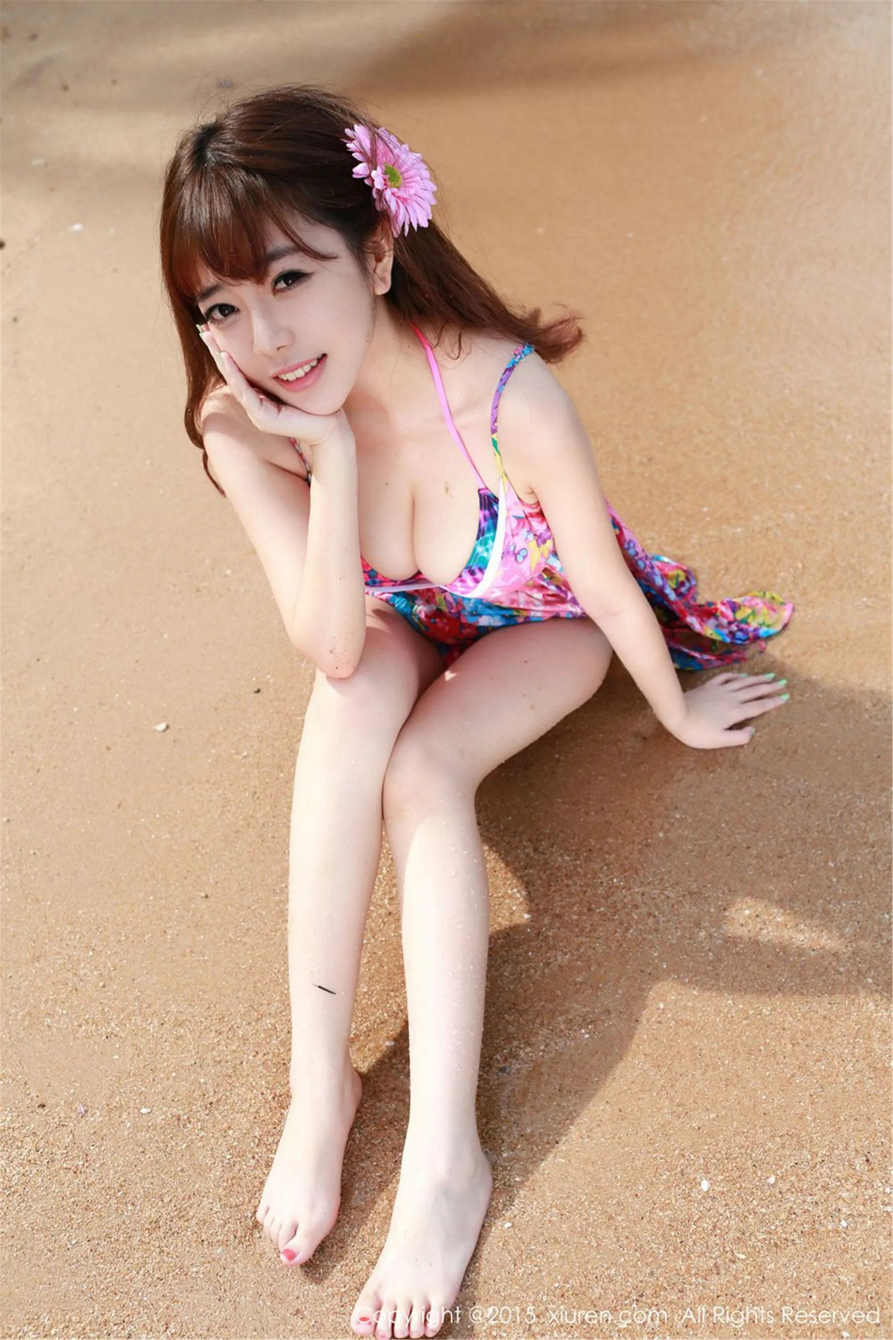 图片[3]-刘飞儿Faye《泰国旅拍》海边系列 秀人网 No.268-COS写真在线网
