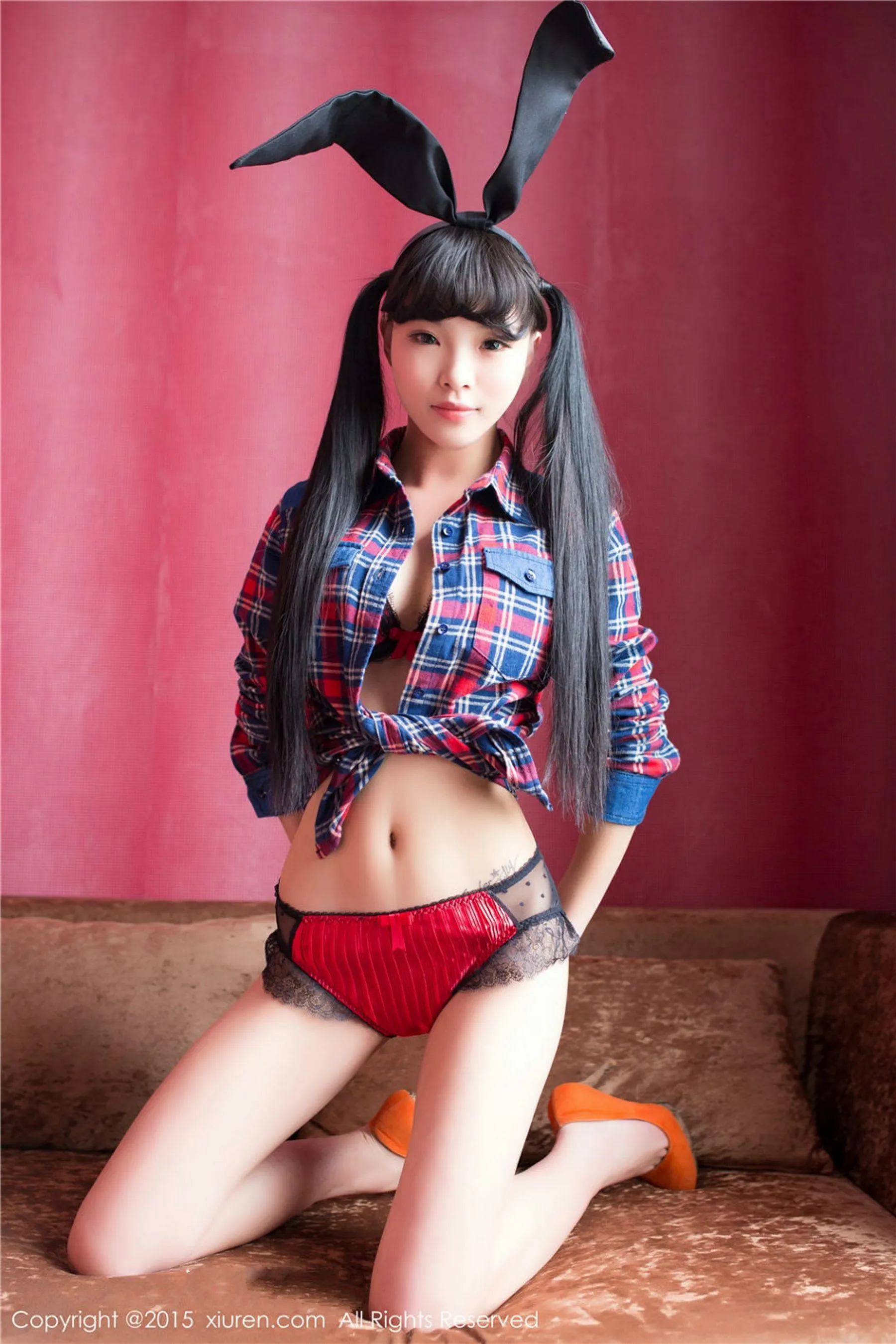 图片[4]-CyberJelly霜爷《制服诱惑》 秀人网 No.309-COS写真在线网