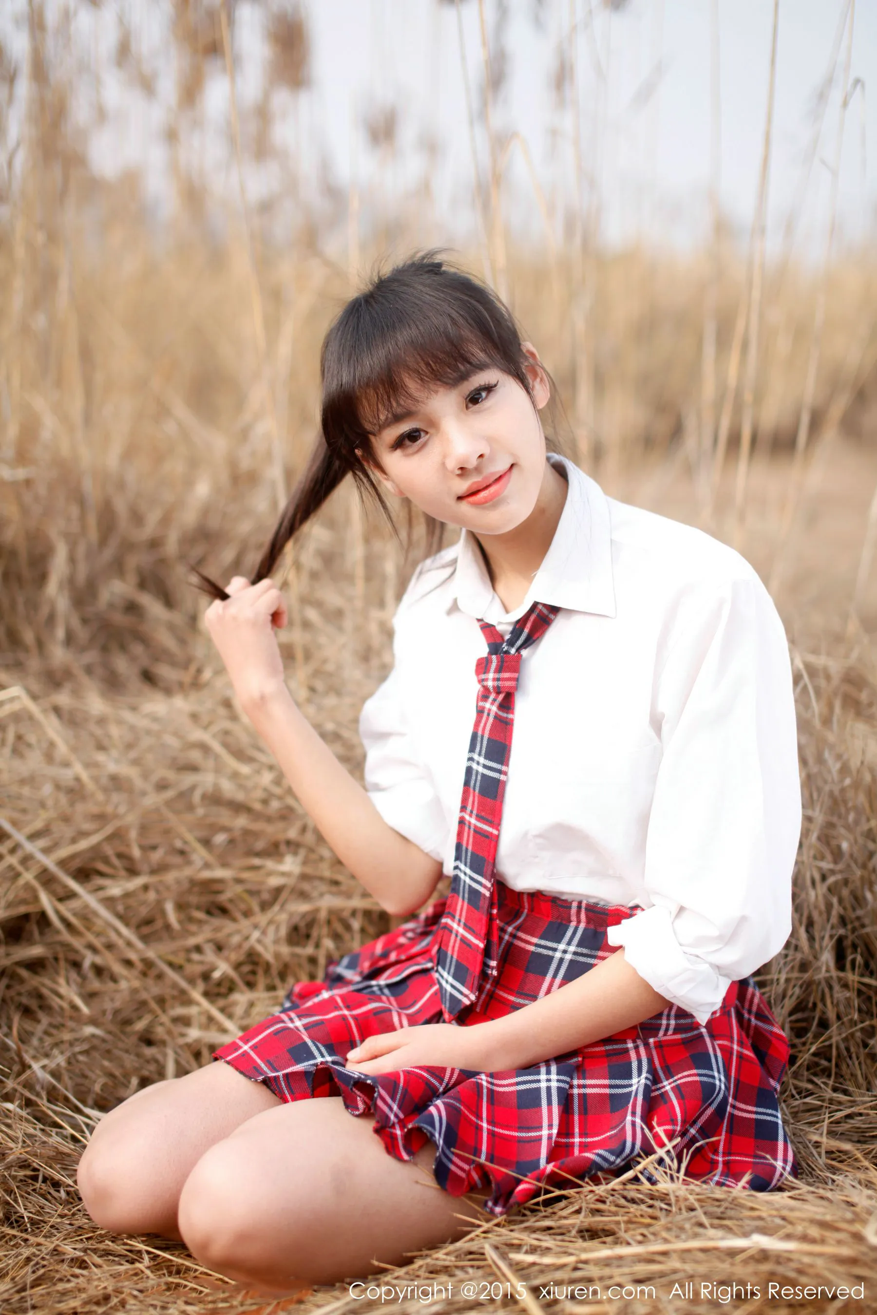 图片[4]-邻家女孩七米baby小清新 秀人网 No.318-COS写真在线网