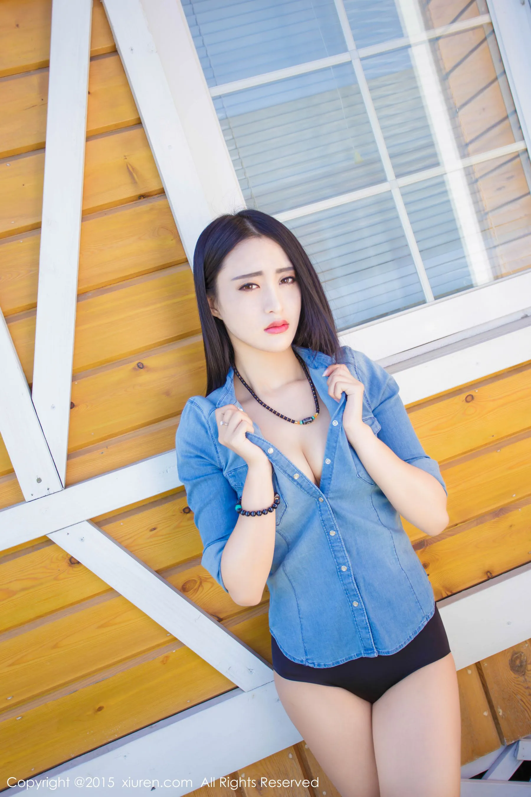 图片[3]-清新女神@lucky咏丹 秀人网 No.421-COS写真在线网