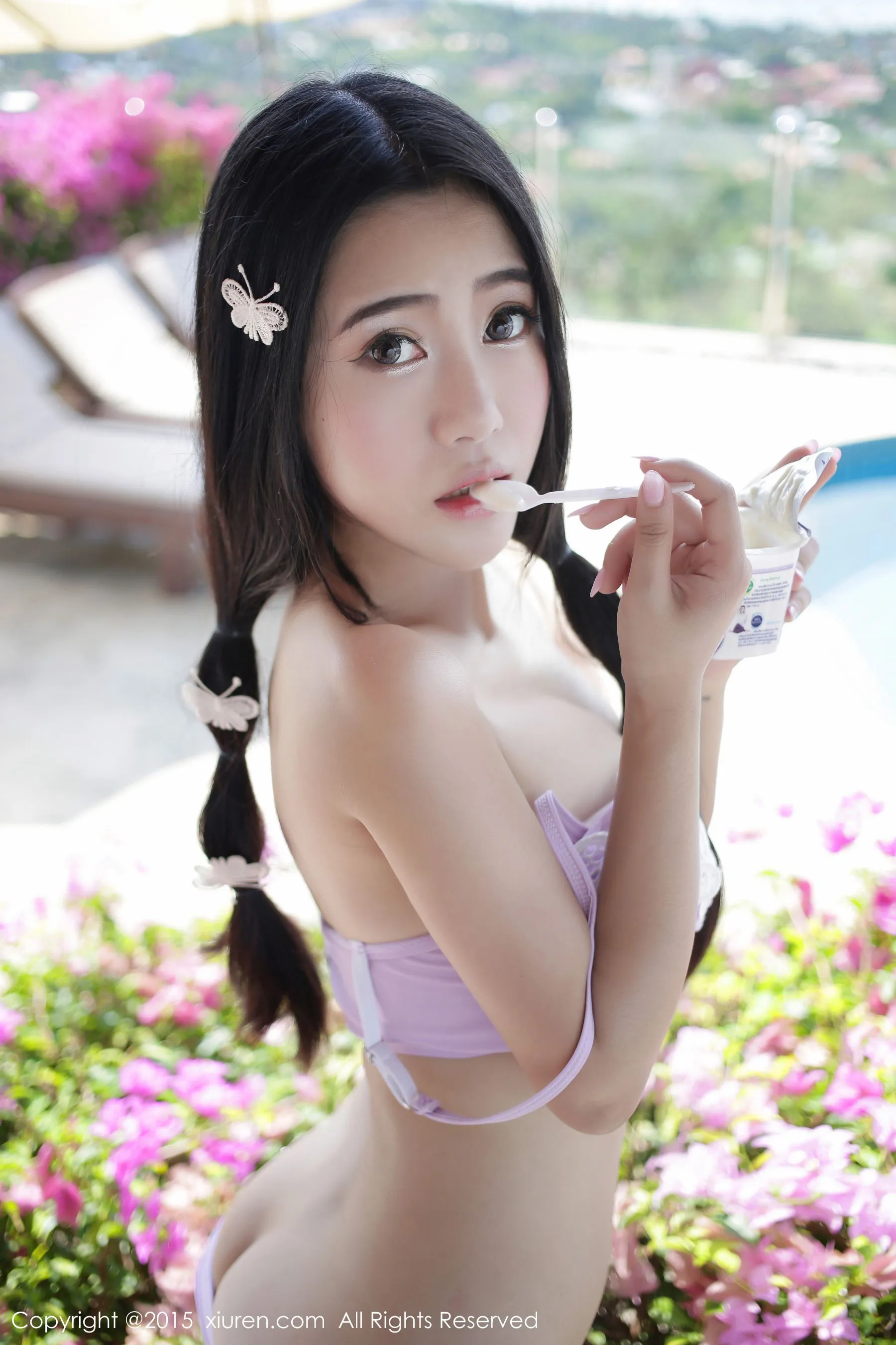 图片[4]-兜豆靓Youlina《苏梅旅拍》比基尼+COS猫女 秀人网 No.445-COS写真在线网