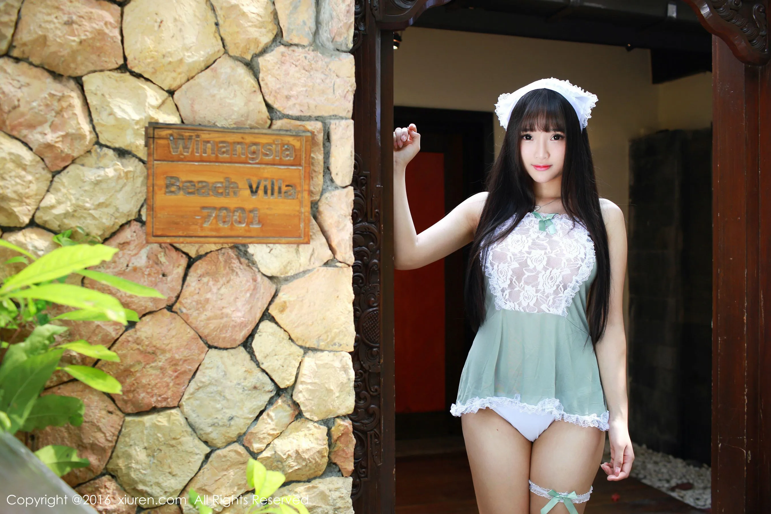 图片[5]-夏瑶baby《清新女仆装+可爱内衣》 秀人网 No.463-COS写真在线网