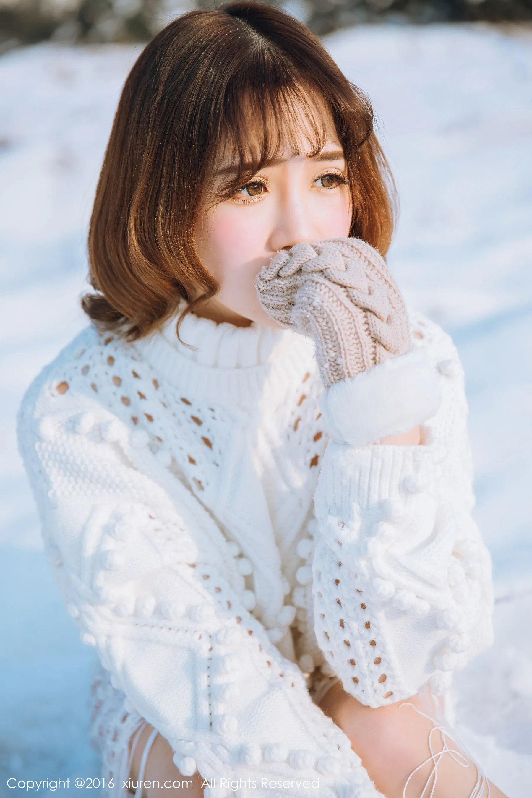 图片[2]-徐cake《新春雪景套图》 秀人网 No.484-COS写真在线网