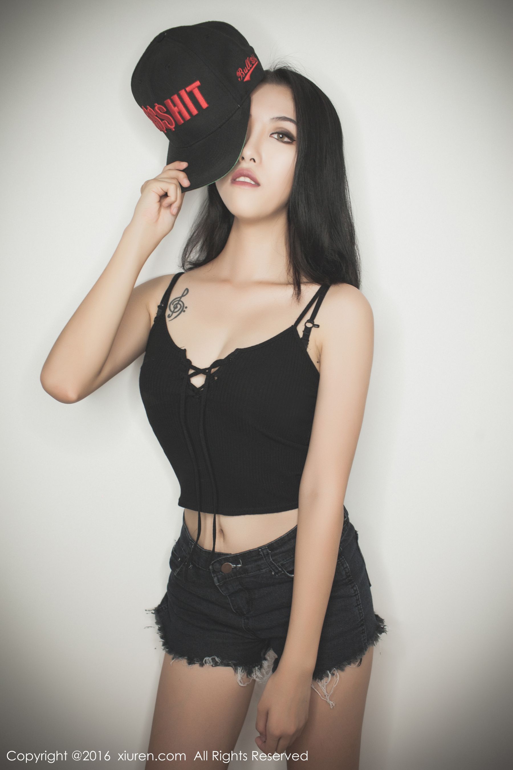 图片[4]-BOBO_xk(黎蒨垚)《热裤+内衣系列》 秀人网 No.617-COS写真在线网