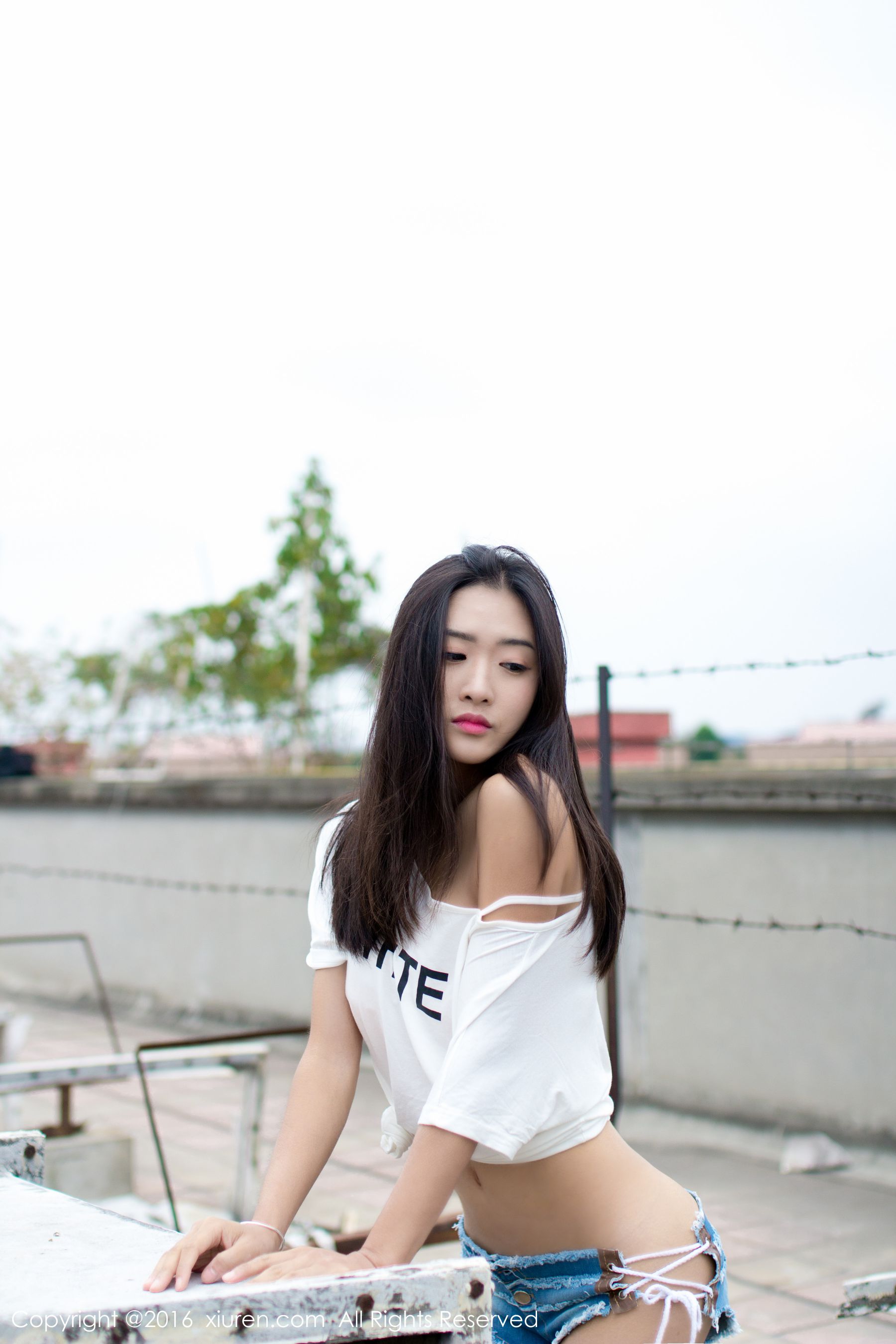 图片[4]-周琰琳LIN《红颜朱唇，宛若青莲出水》 秀人网 No.624-COS写真在线网