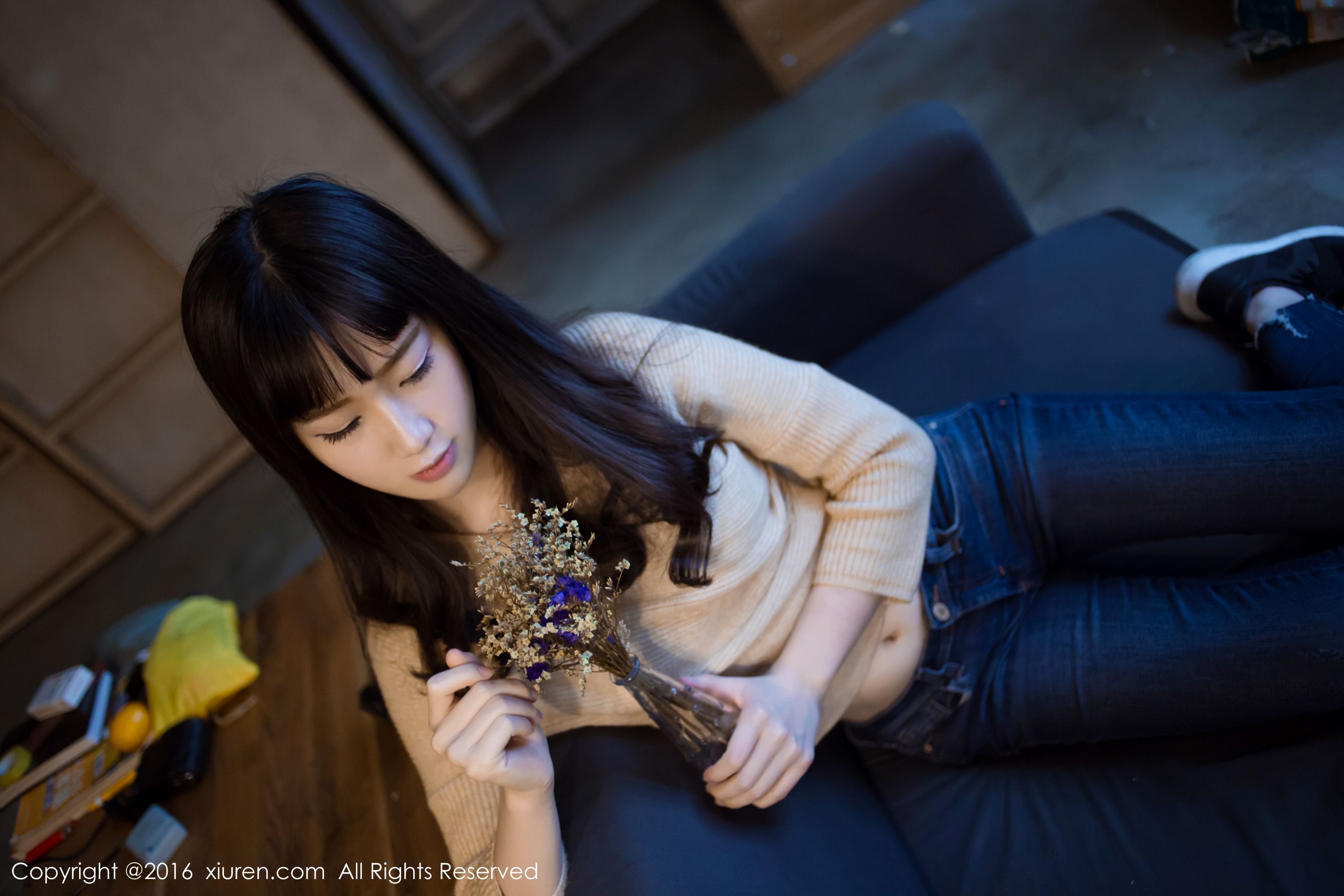 图片[3]-少女心雪雪《少女芳香的梦魂萦绕》 秀人网 No.640-COS写真在线网