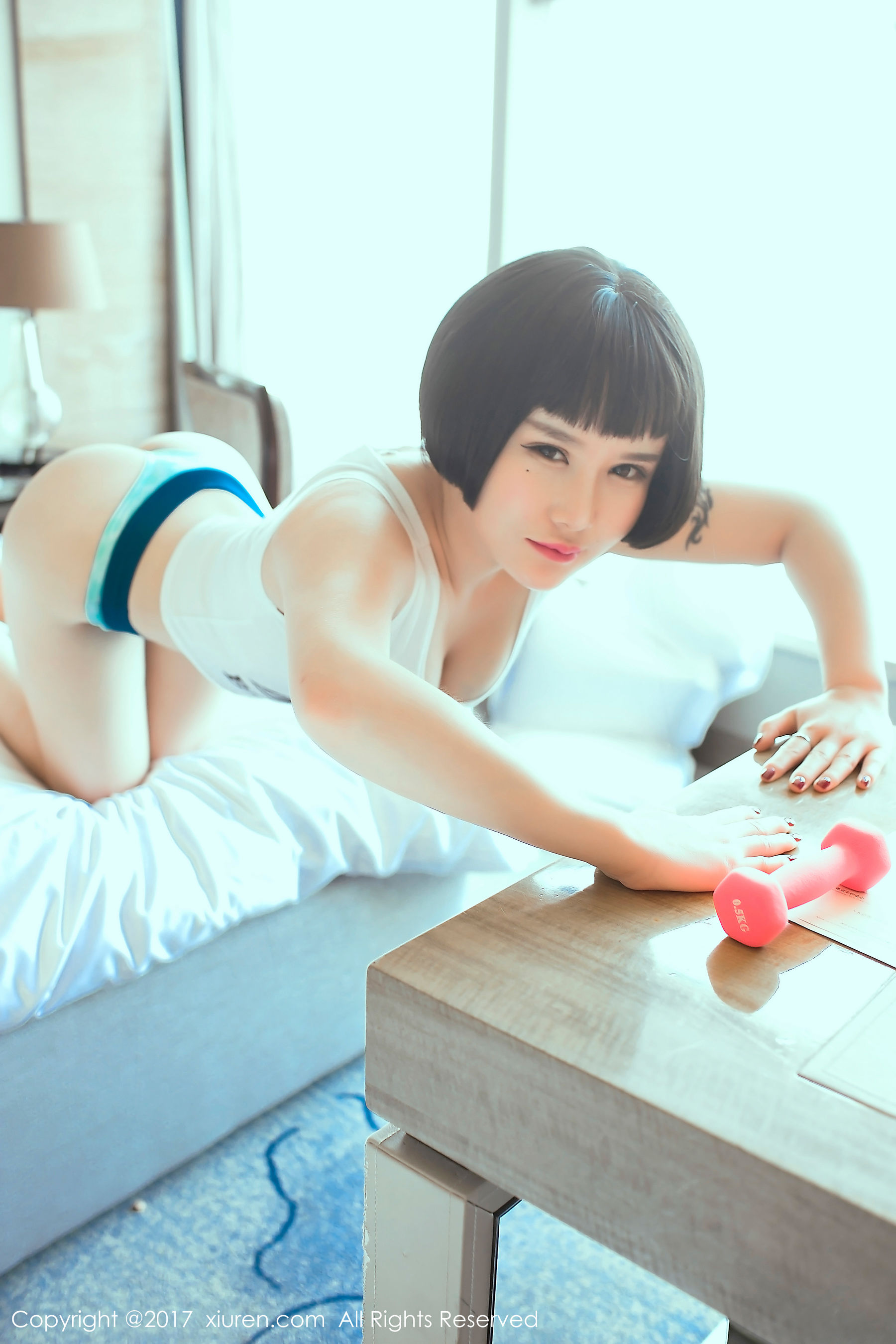 图片[5]-浑圆粉嫩新晋妹子@佑熙 秀人网XIUREN No.794-COS写真在线网
