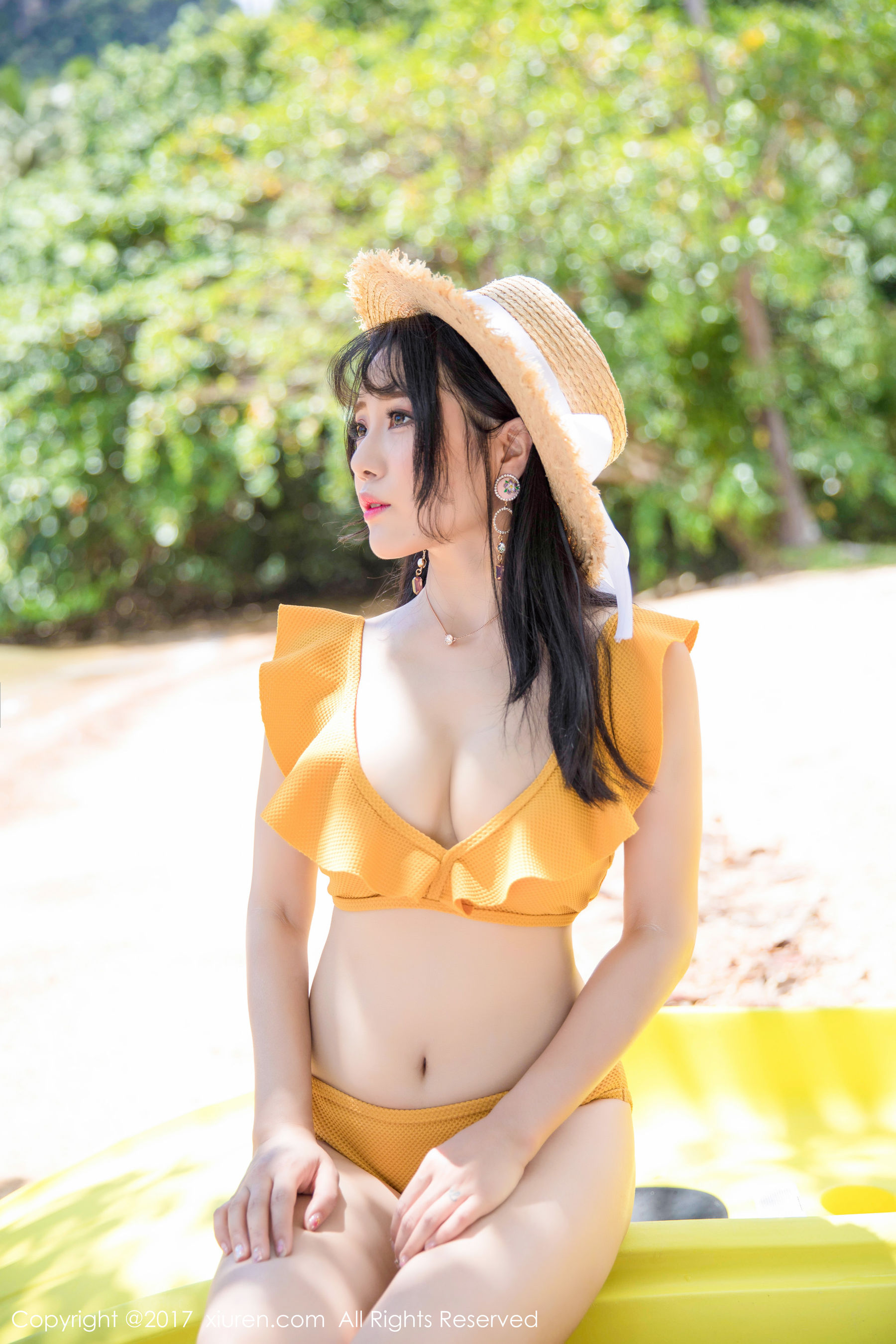 图片[2]-兜豆靓Youlina《田园风仙子》 秀人 NO.855-COS写真在线网