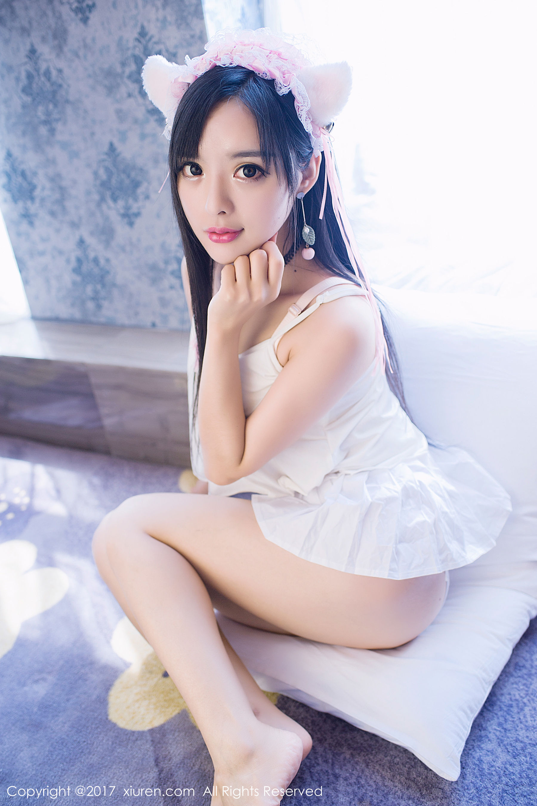 图片[6]-柠檬baby《吊带小猫女+体操服》 秀人 NO.874-COS写真在线网