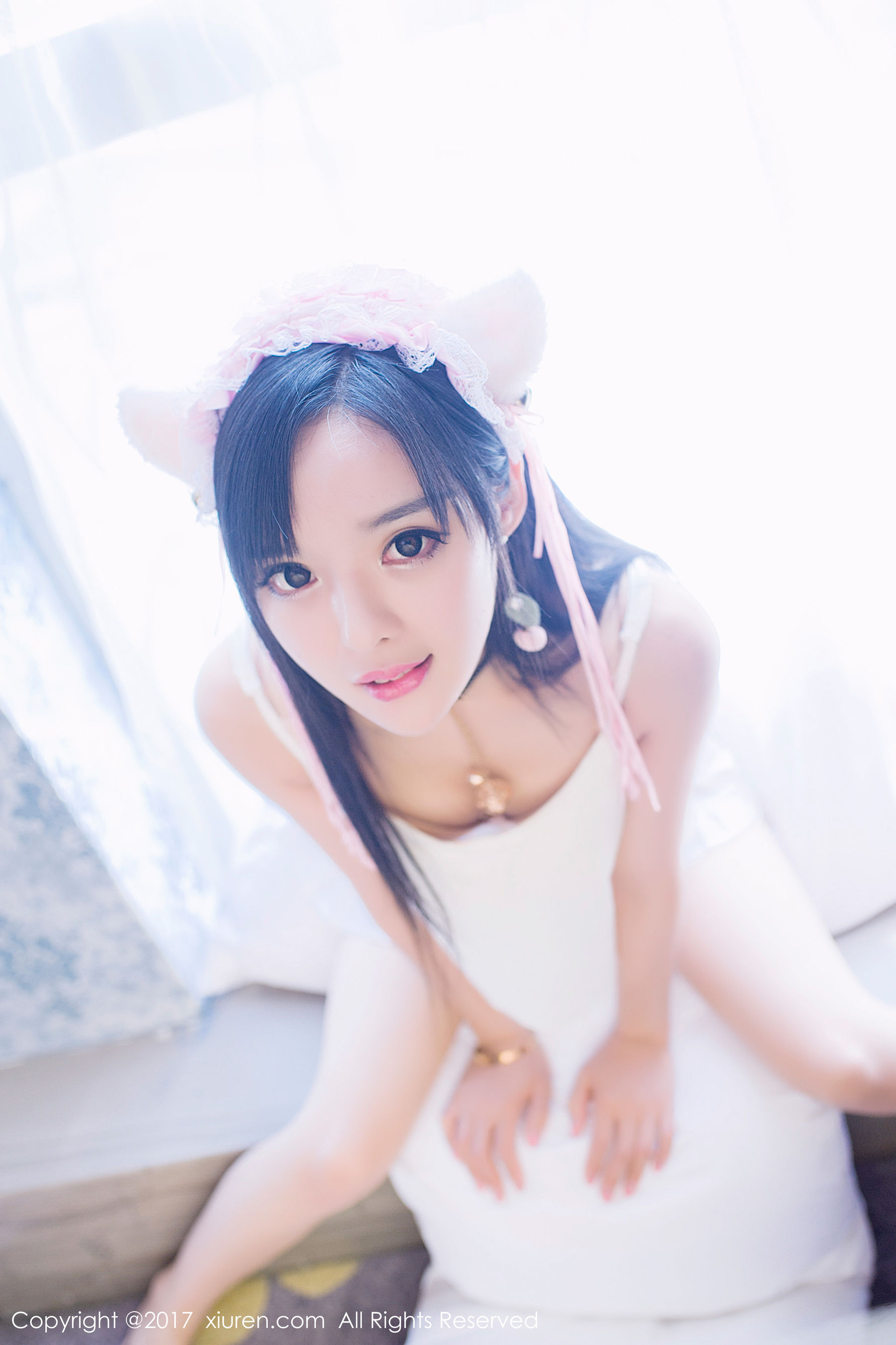 图片[2]-柠檬baby《吊带小猫女+体操服》 秀人 NO.874-COS写真在线网