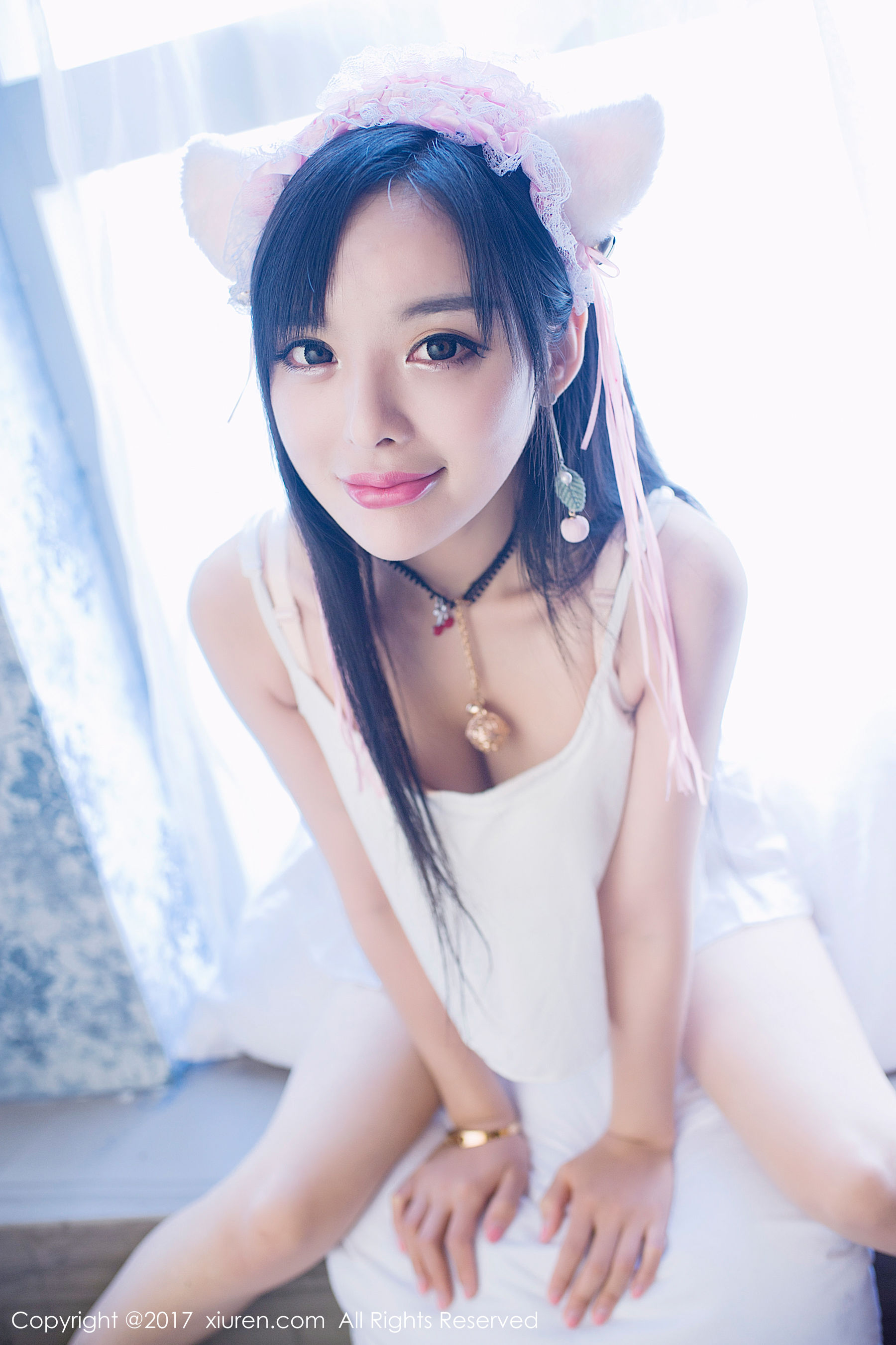 图片[3]-柠檬baby《吊带小猫女+体操服》 秀人 NO.874-COS写真在线网