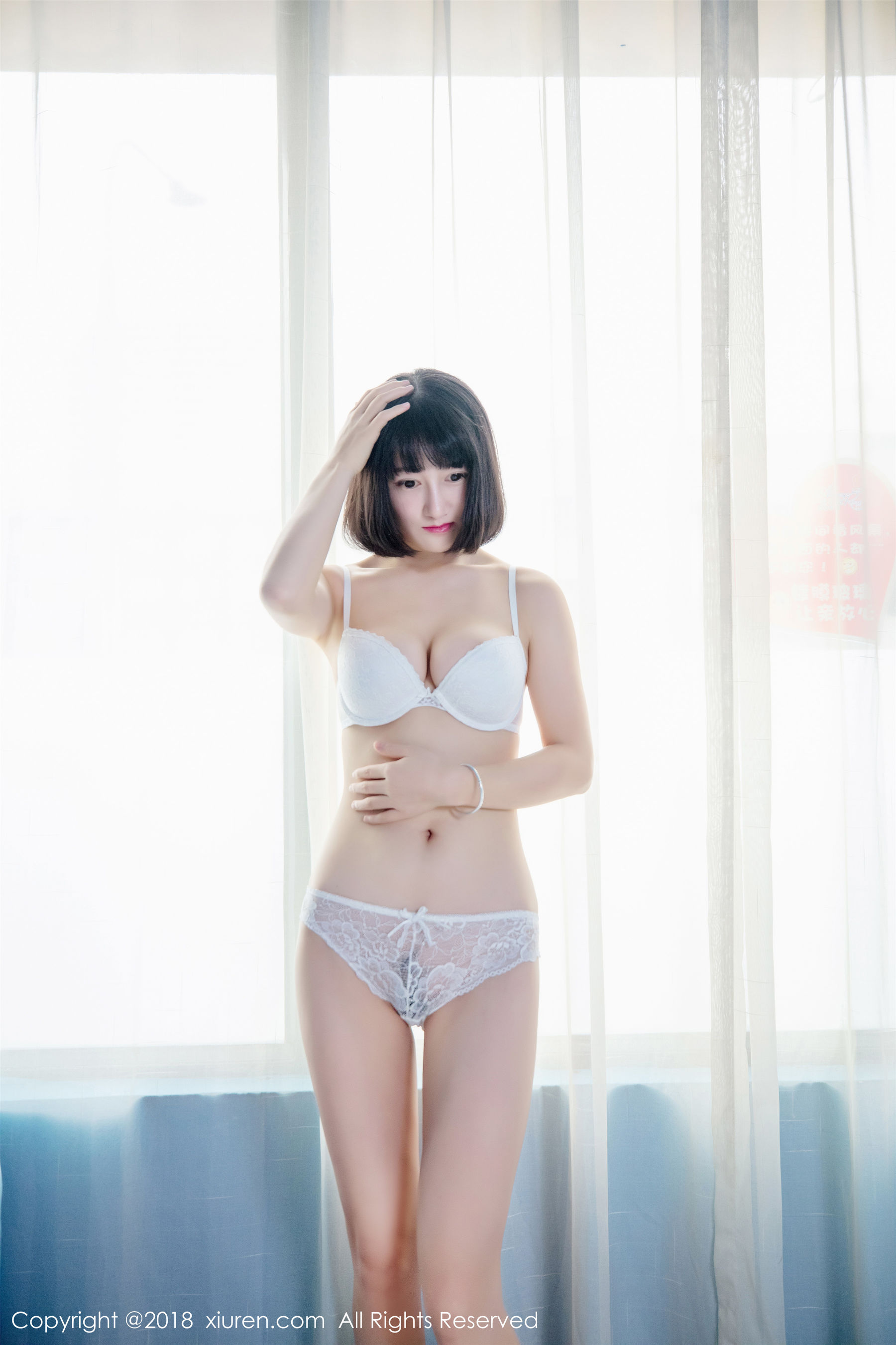图片[6]-模特小探戈《透视蕾丝内衣》 秀人 No.926-COS写真在线网