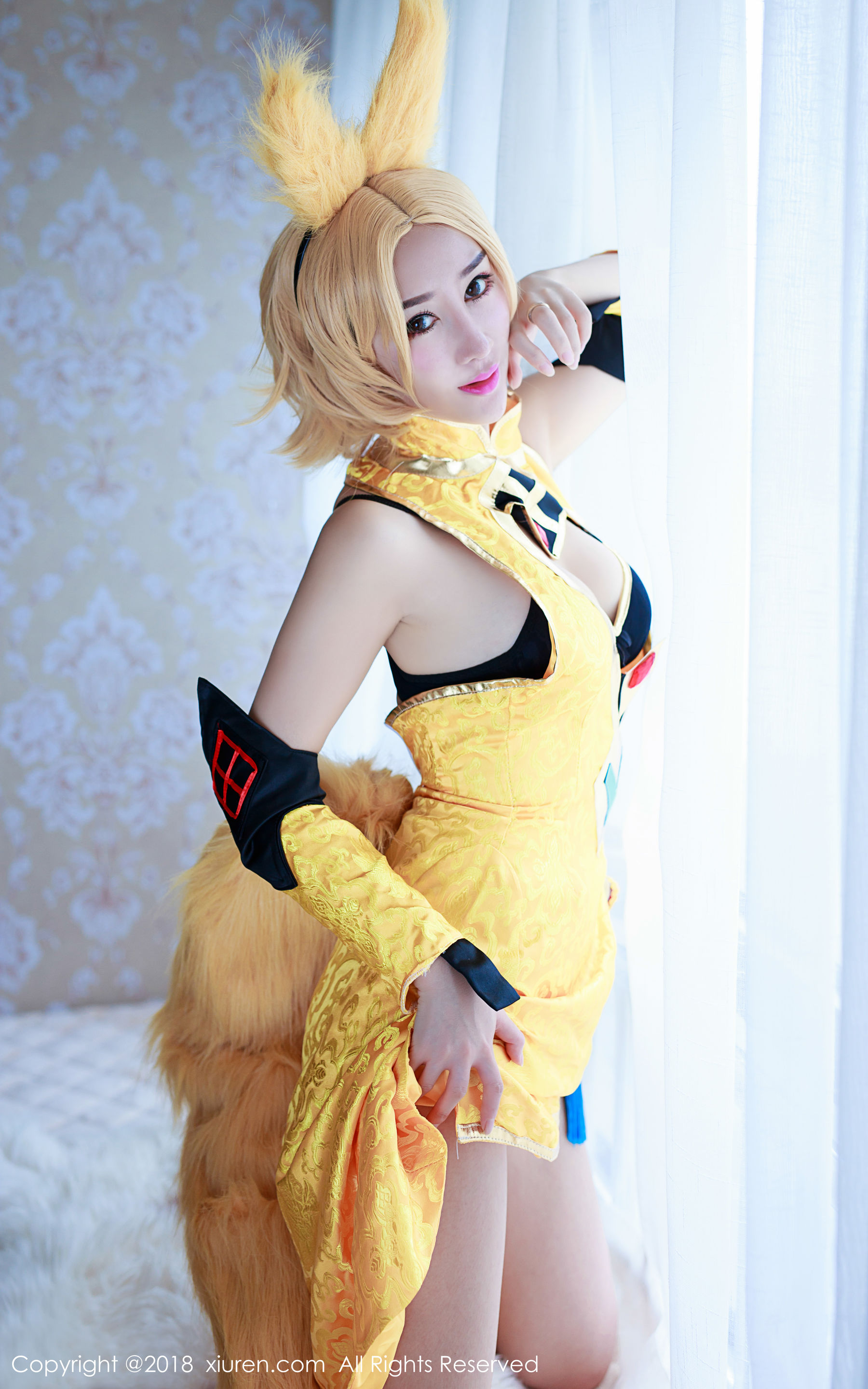图片[3]-邹晶晶女王《王者荣耀妲己COS》 秀人 No.937-COS写真在线网