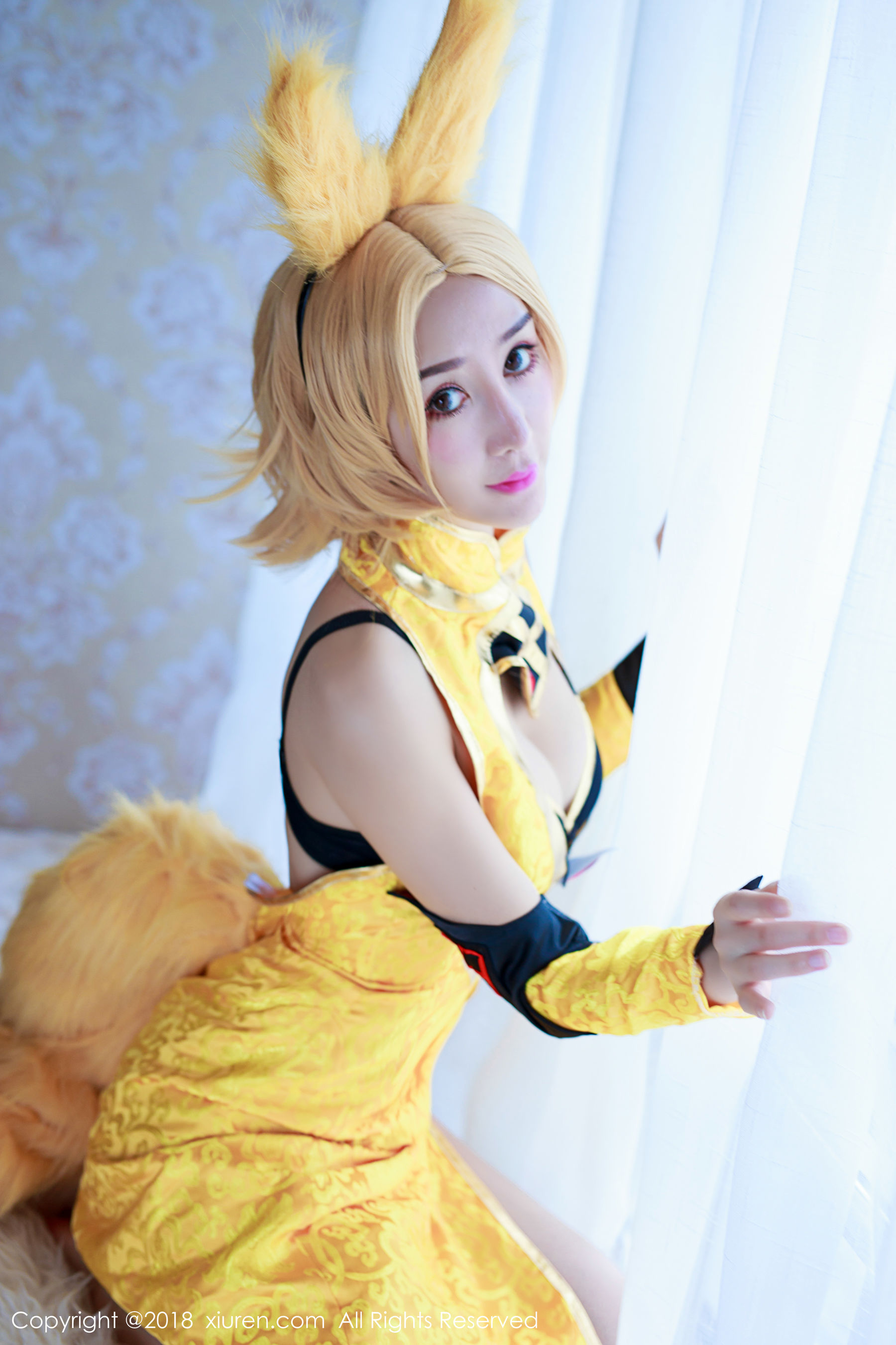 图片[2]-邹晶晶女王《王者荣耀妲己COS》 秀人 No.937-COS写真在线网