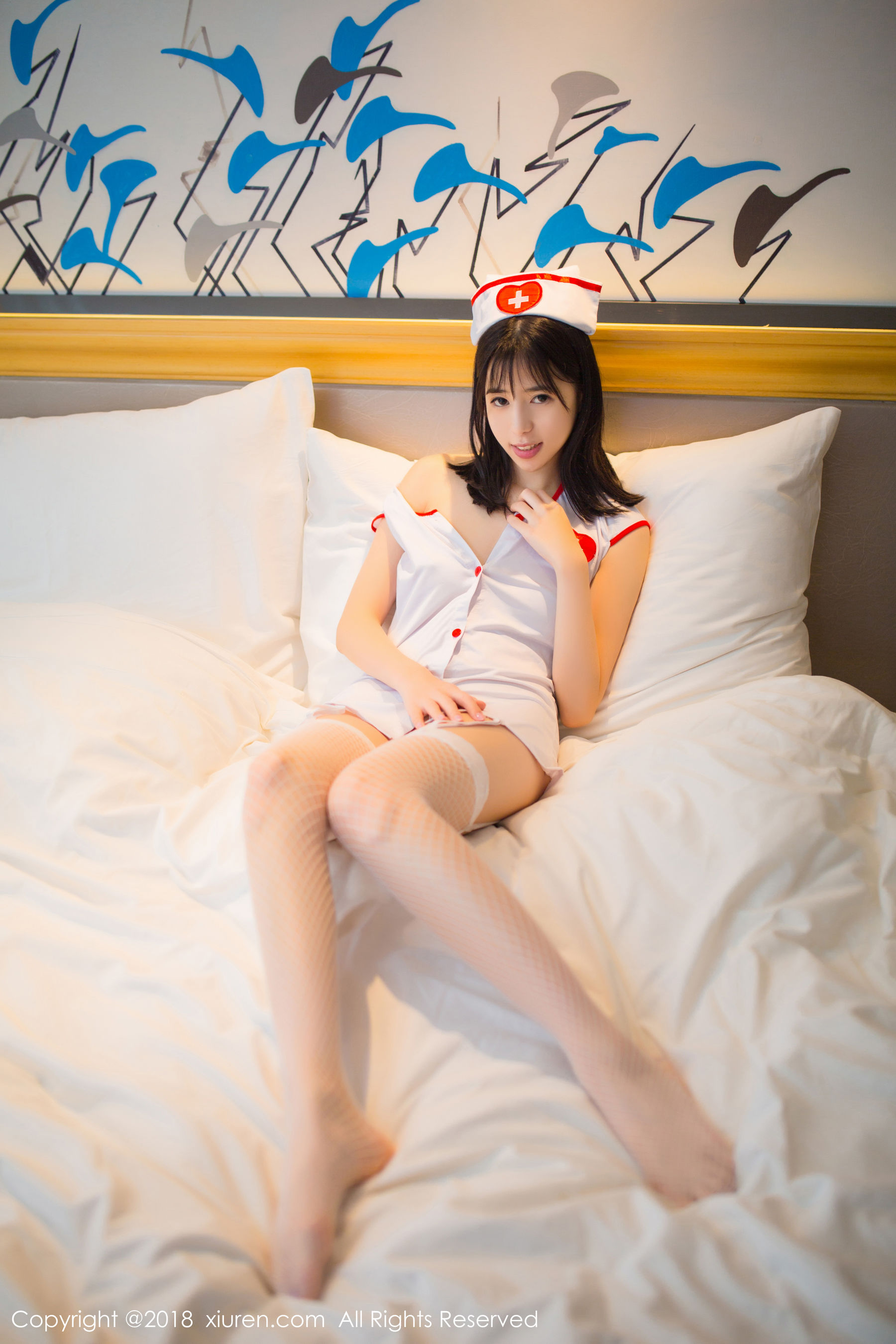 图片[5]-艾栗栗栗栗栗栗吖《温柔贴心的护士》 XiuRen 秀人网 No.996-COS写真在线网