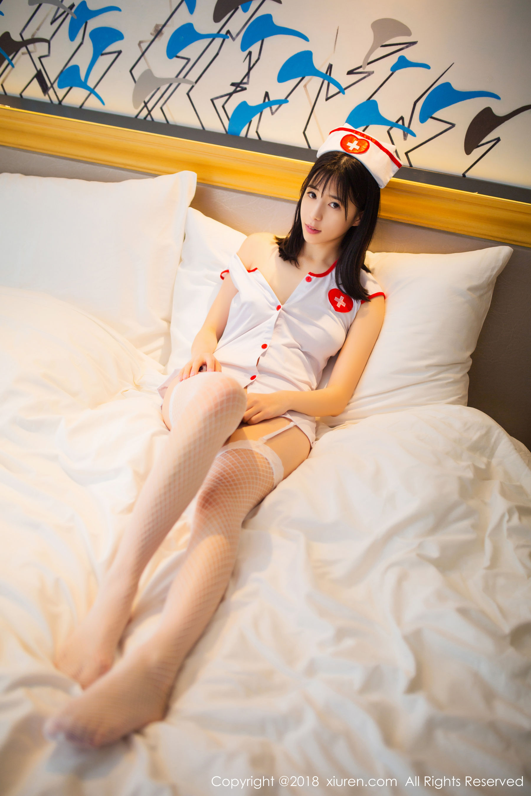 图片[4]-艾栗栗栗栗栗栗吖《温柔贴心的护士》 XiuRen 秀人网 No.996-COS写真在线网