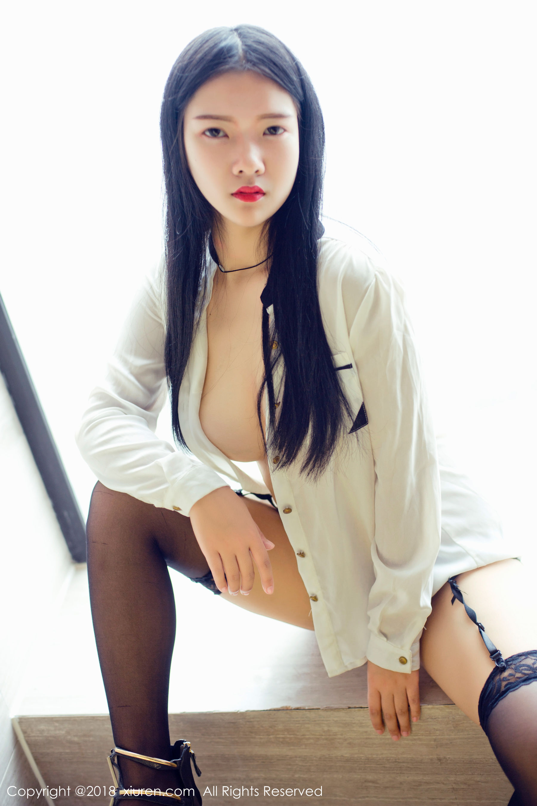 图片[5]-凌希儿《高冷欧码学生妹》 XiuRen 秀人网 No.1008-COS写真在线网