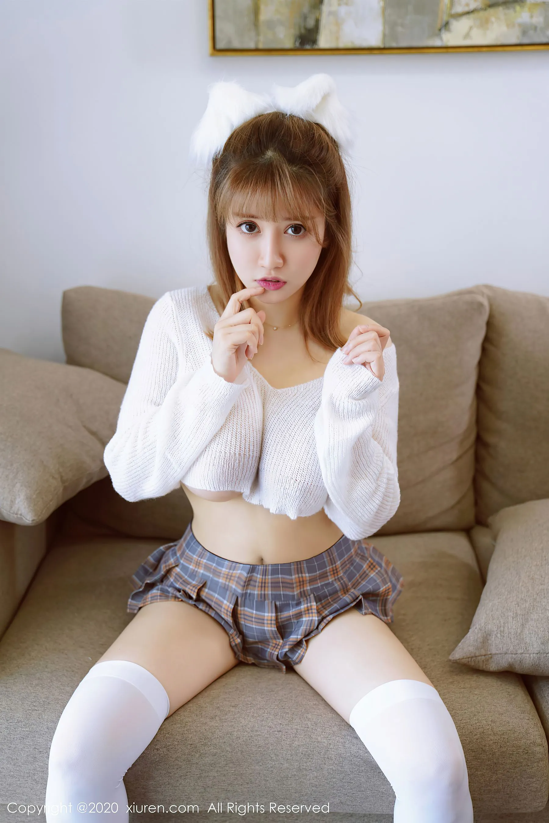 图片[5]-秀人 No.2715 周大萌-COS写真在线网