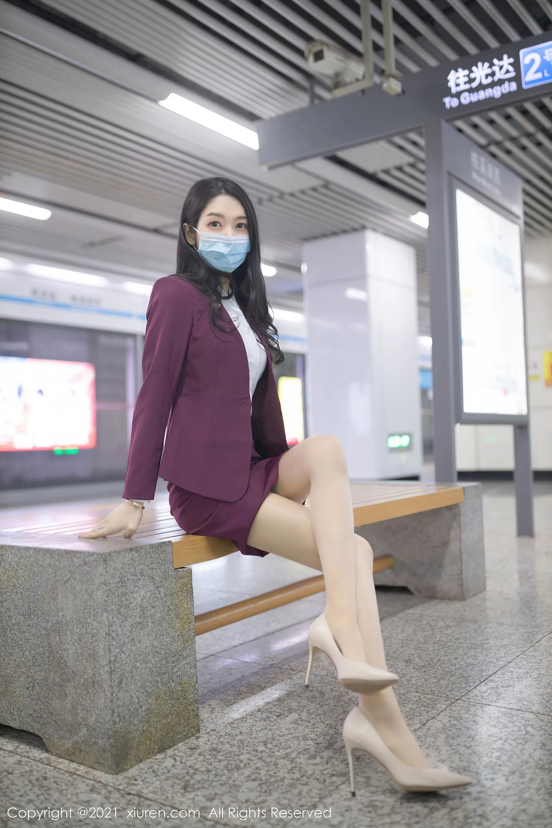 图片[2]-秀人 No.3092 Angela小热巴-COS写真在线网