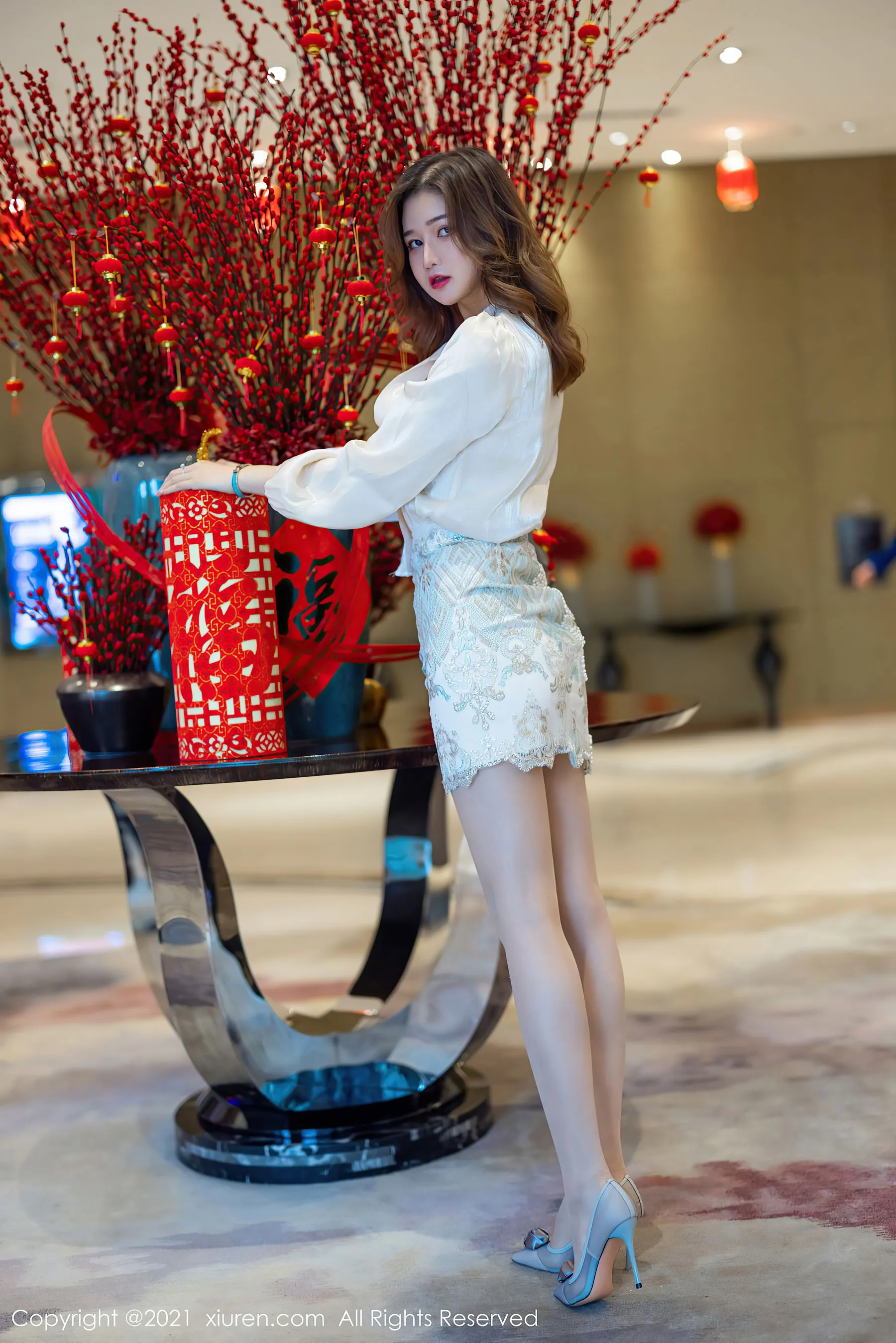 图片[4]-秀人 No.3211 芷萱mimi-COS写真在线网