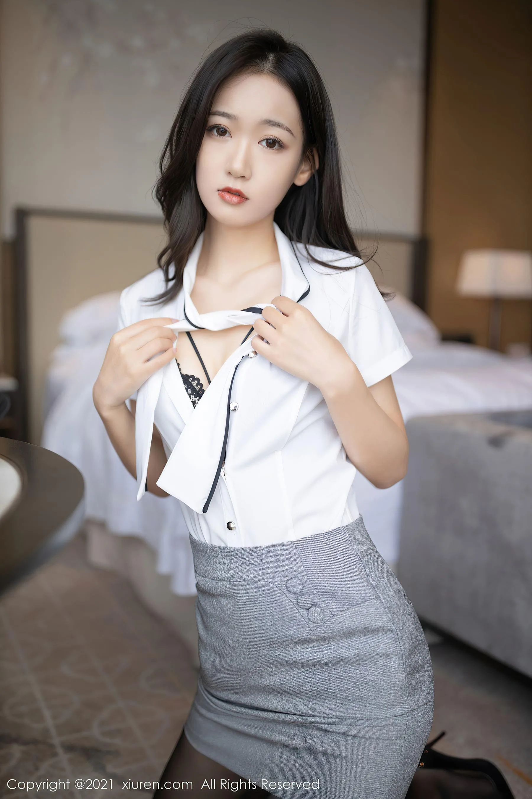 图片[2]-秀人 No.3307 唐安琪-COS写真在线网