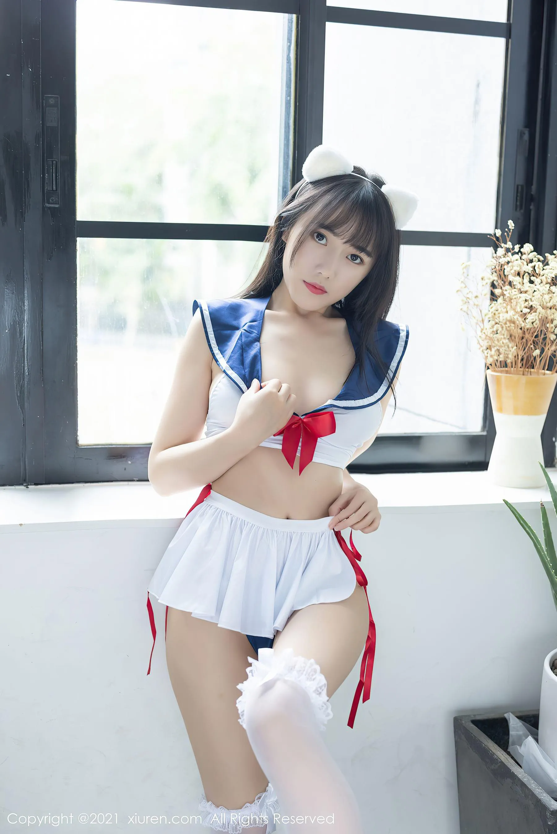 图片[5]-秀人 No.3330 唐心-COS写真在线网