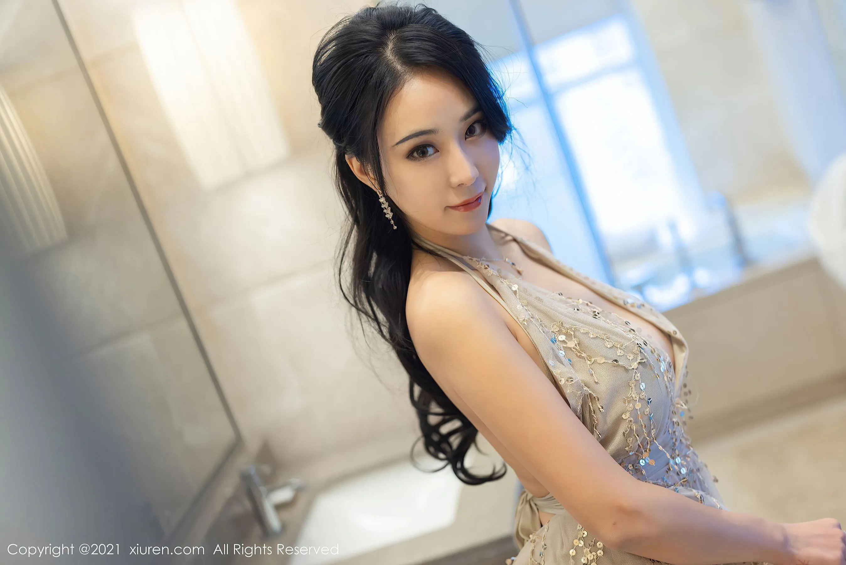 图片[6]-秀人 No.3378 蓝夏Akasha-COS写真在线网