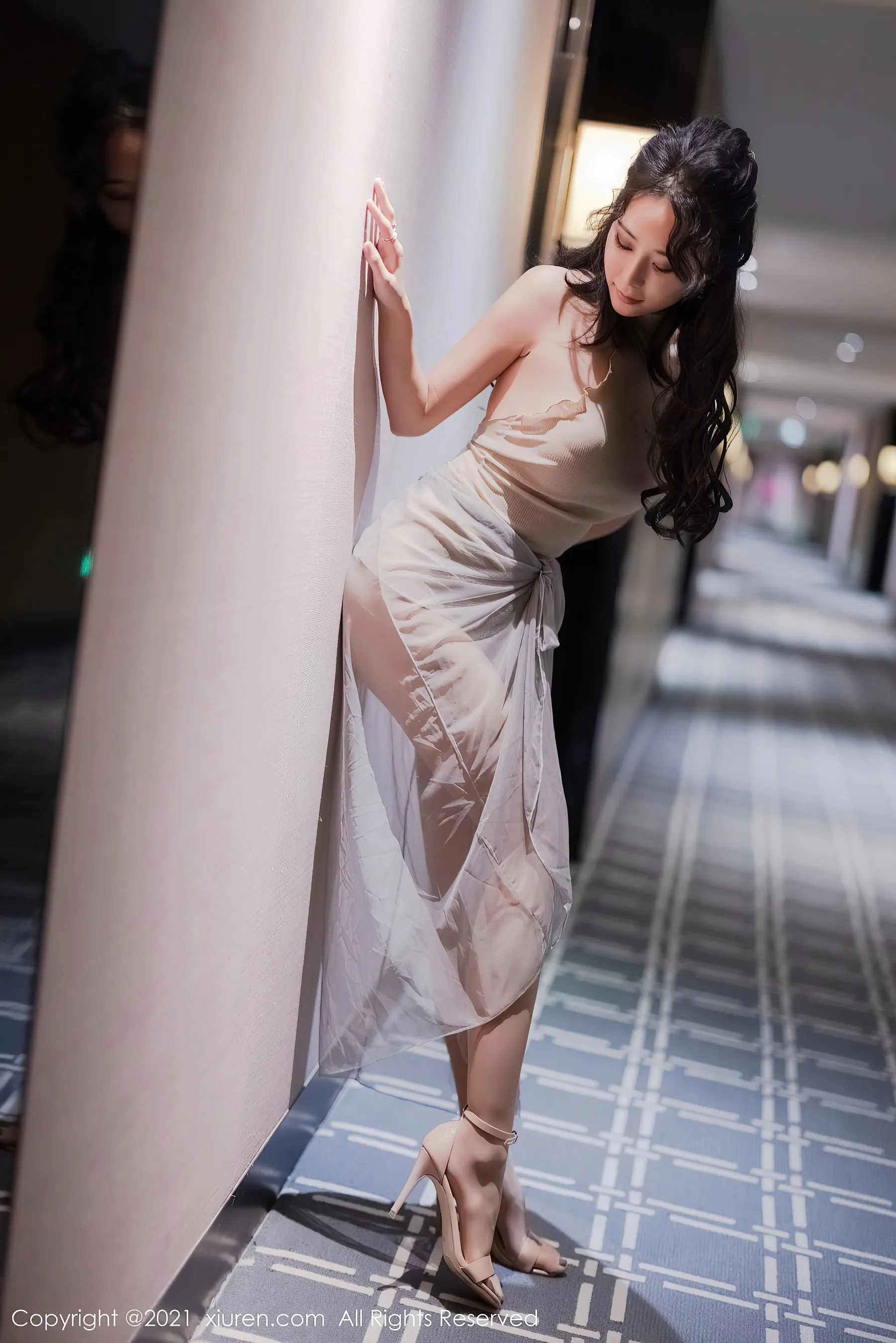 图片[3]-秀人 No.3614 蓝夏Akasha-COS写真在线网