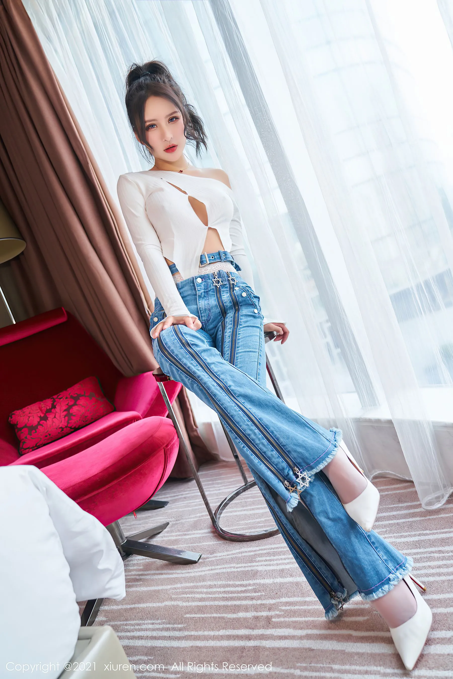 图片[6]-秀人 No.3720 Emily尹菲-COS写真在线网