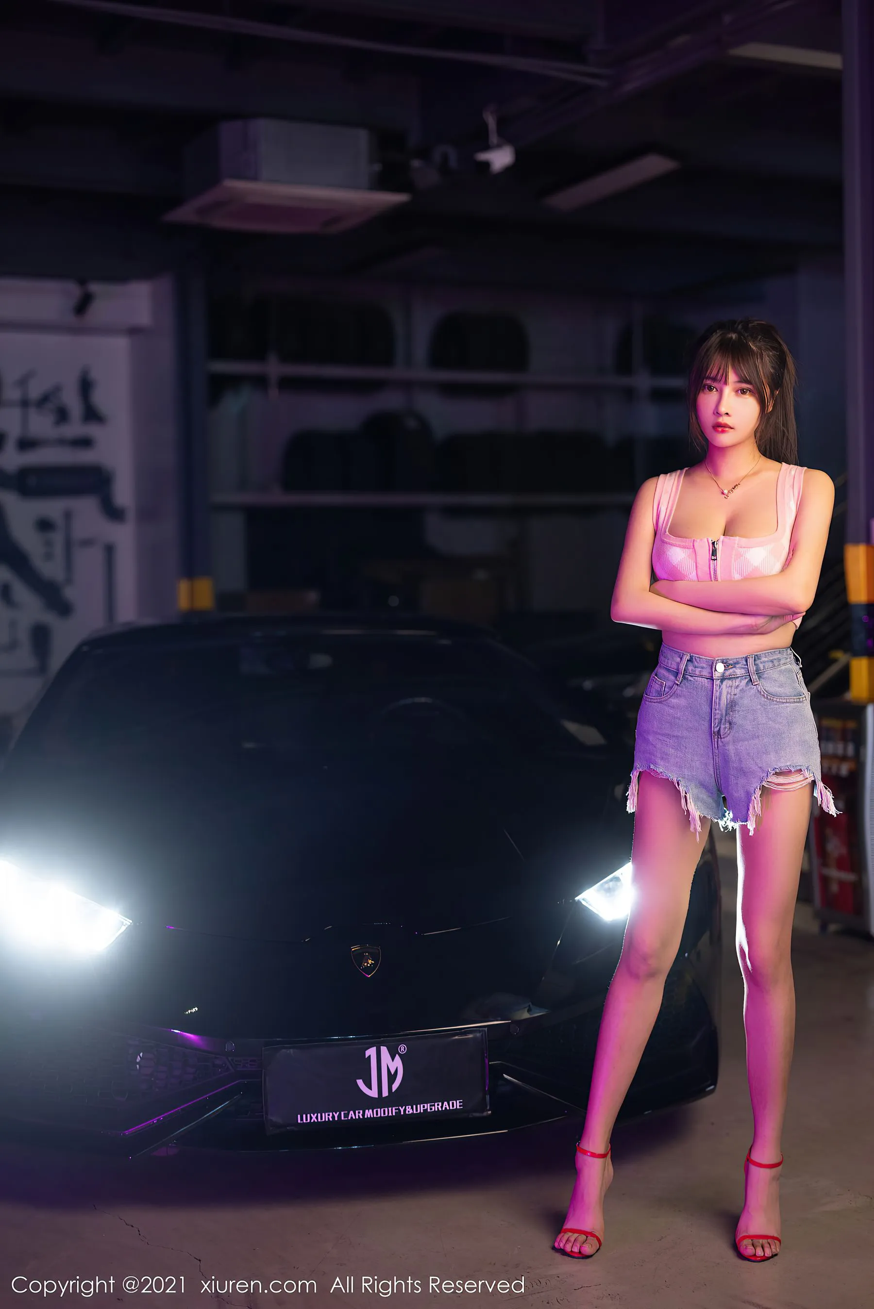 图片[2]-秀人 No.3725 萌奈子-COS写真在线网