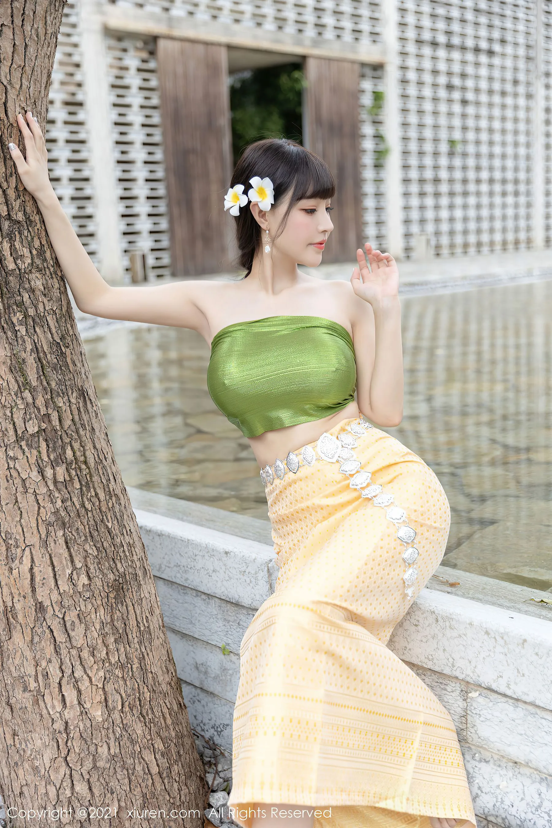 图片[3]-秀人 No.3971 朱可儿Flower-COS写真在线网