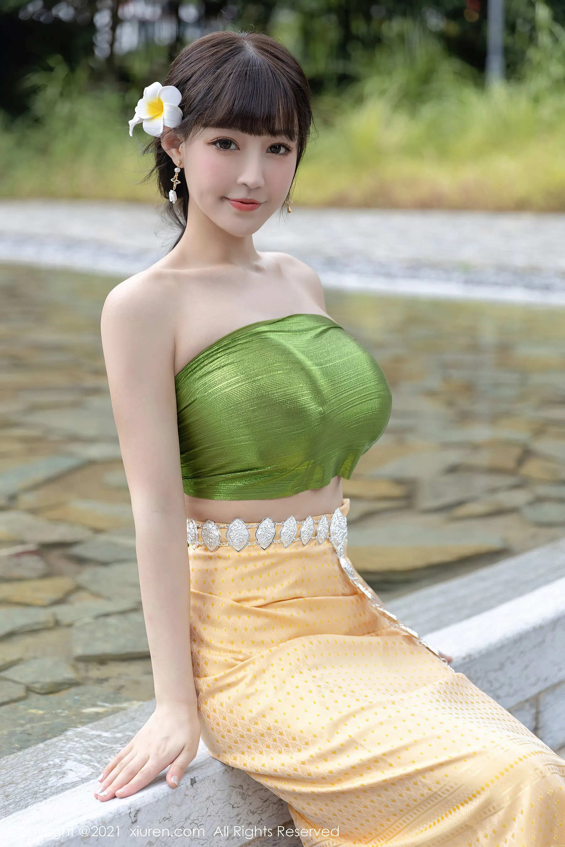图片[2]-秀人 No.3971 朱可儿Flower-COS写真在线网