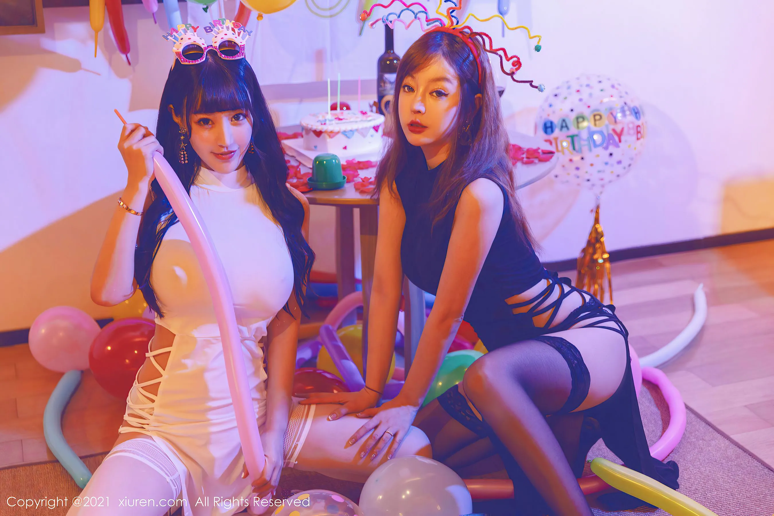 图片[2]-秀人 No.4025 朱可儿Flower、王雨纯-COS写真在线网