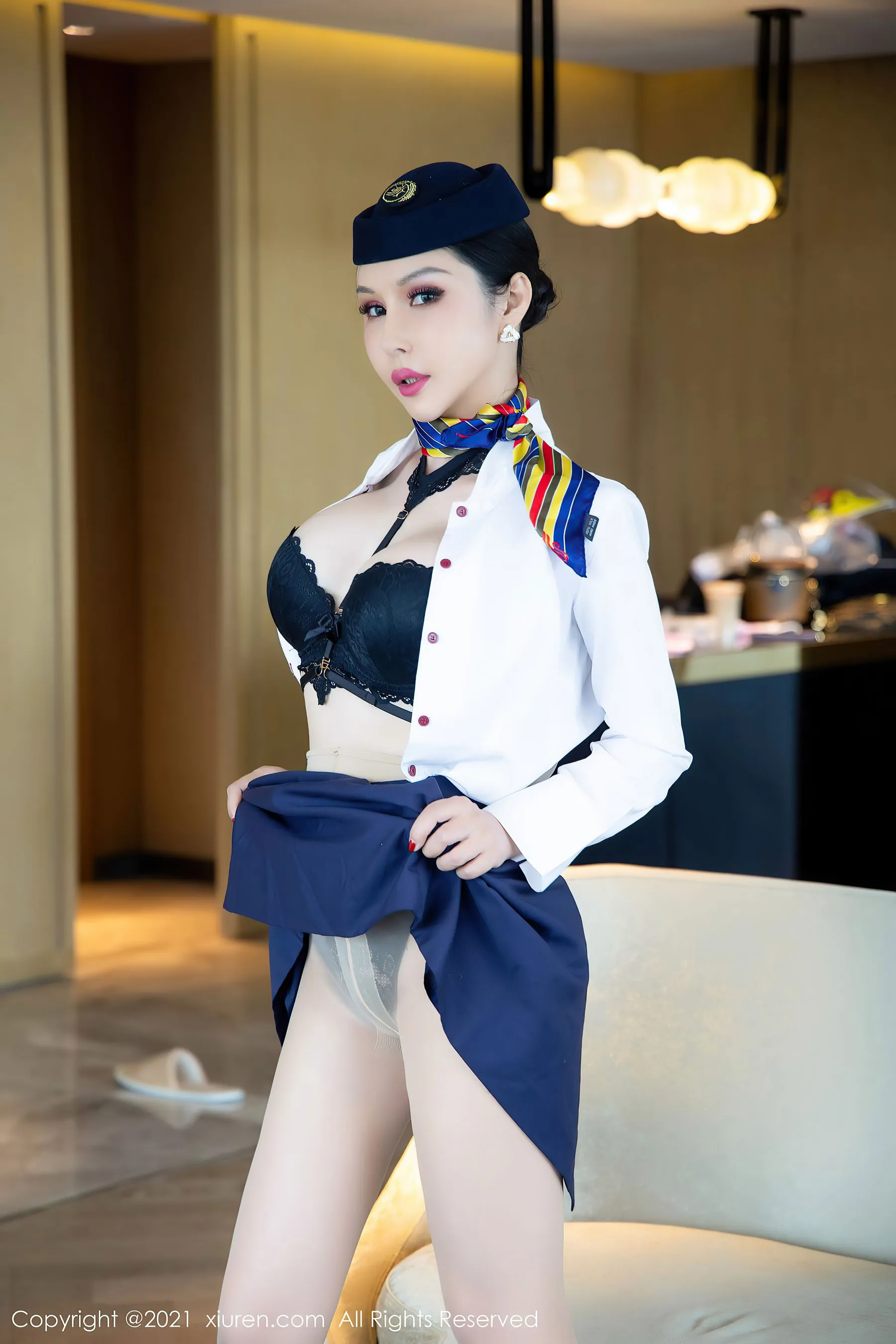 图片[4]-秀人 No.4050 田冰冰-COS写真在线网