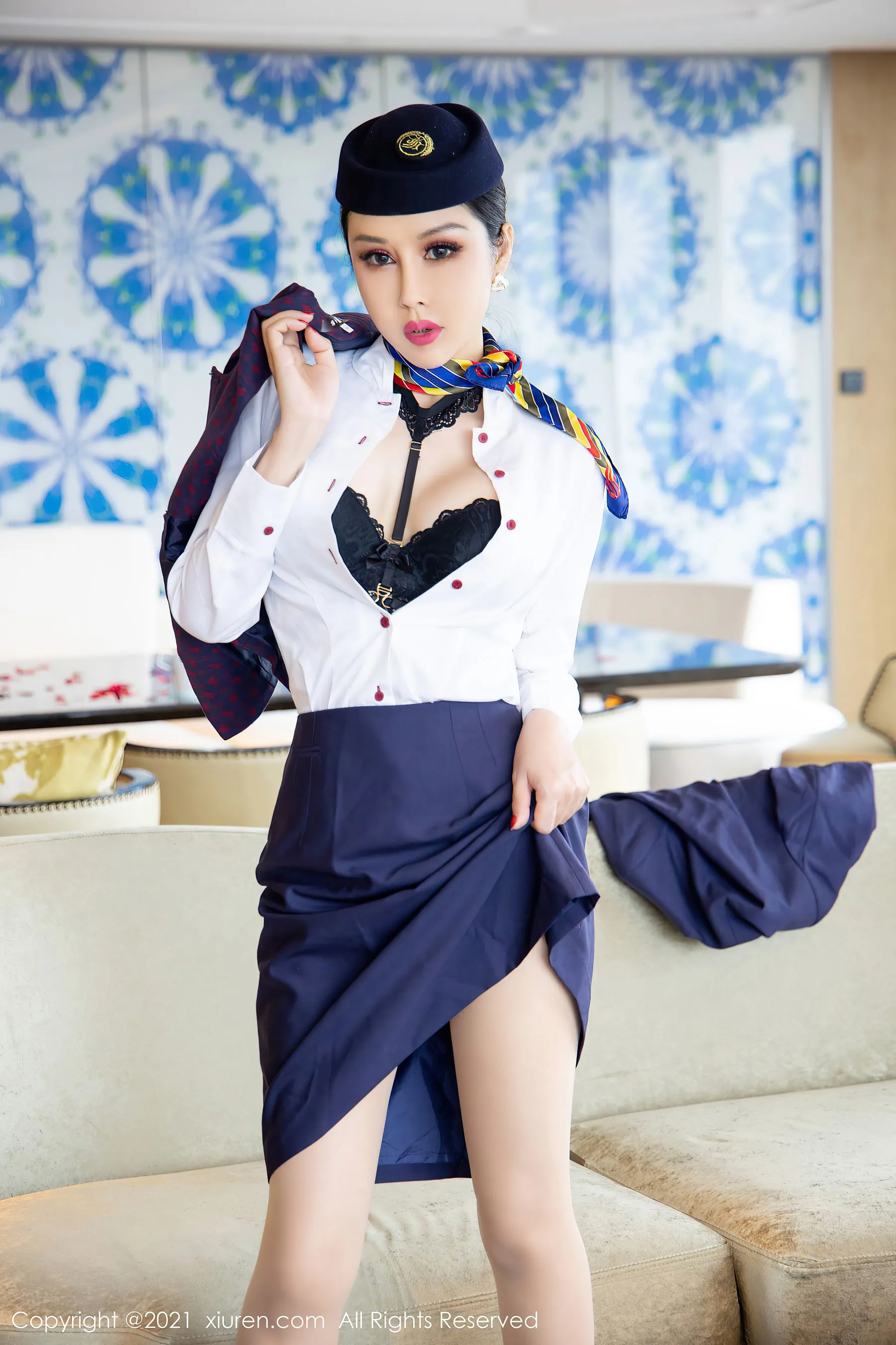 图片[2]-秀人 No.4050 田冰冰-COS写真在线网