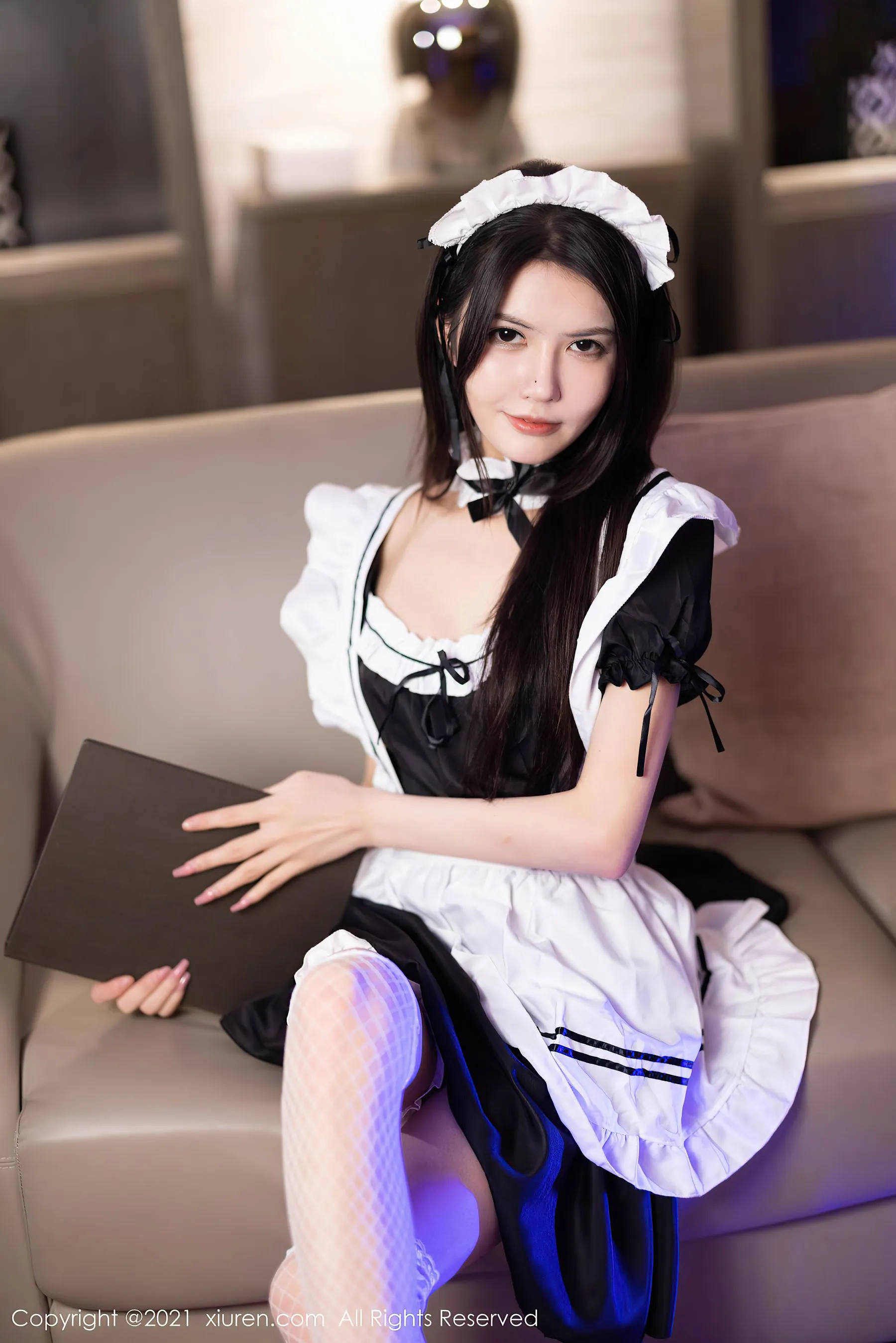 图片[2]-秀人 No.4182 媛媛酱belle-COS写真在线网