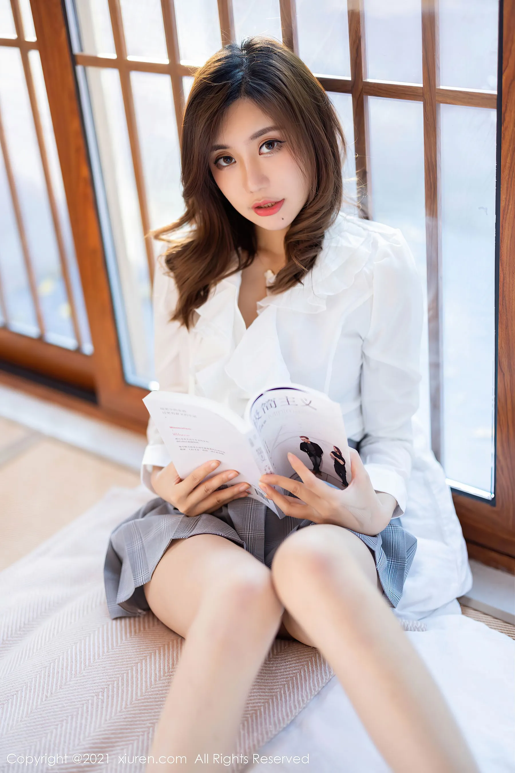 图片[5]-秀人 No.4192 绮里嘉ula-COS写真在线网