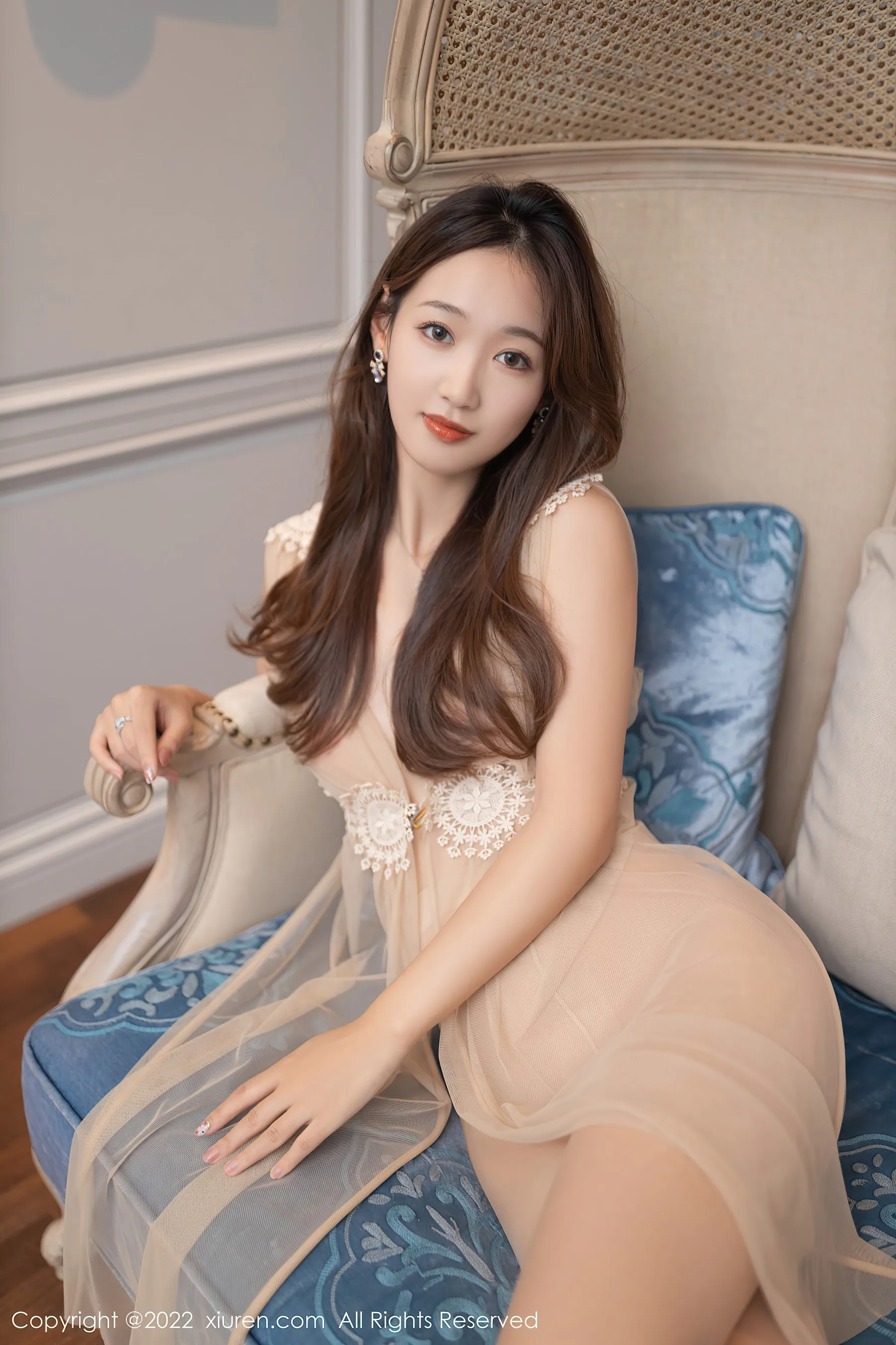 图片[3]-秀人网 No.4601 唐安琪 薄纱美腿清纯美女-COS写真在线网