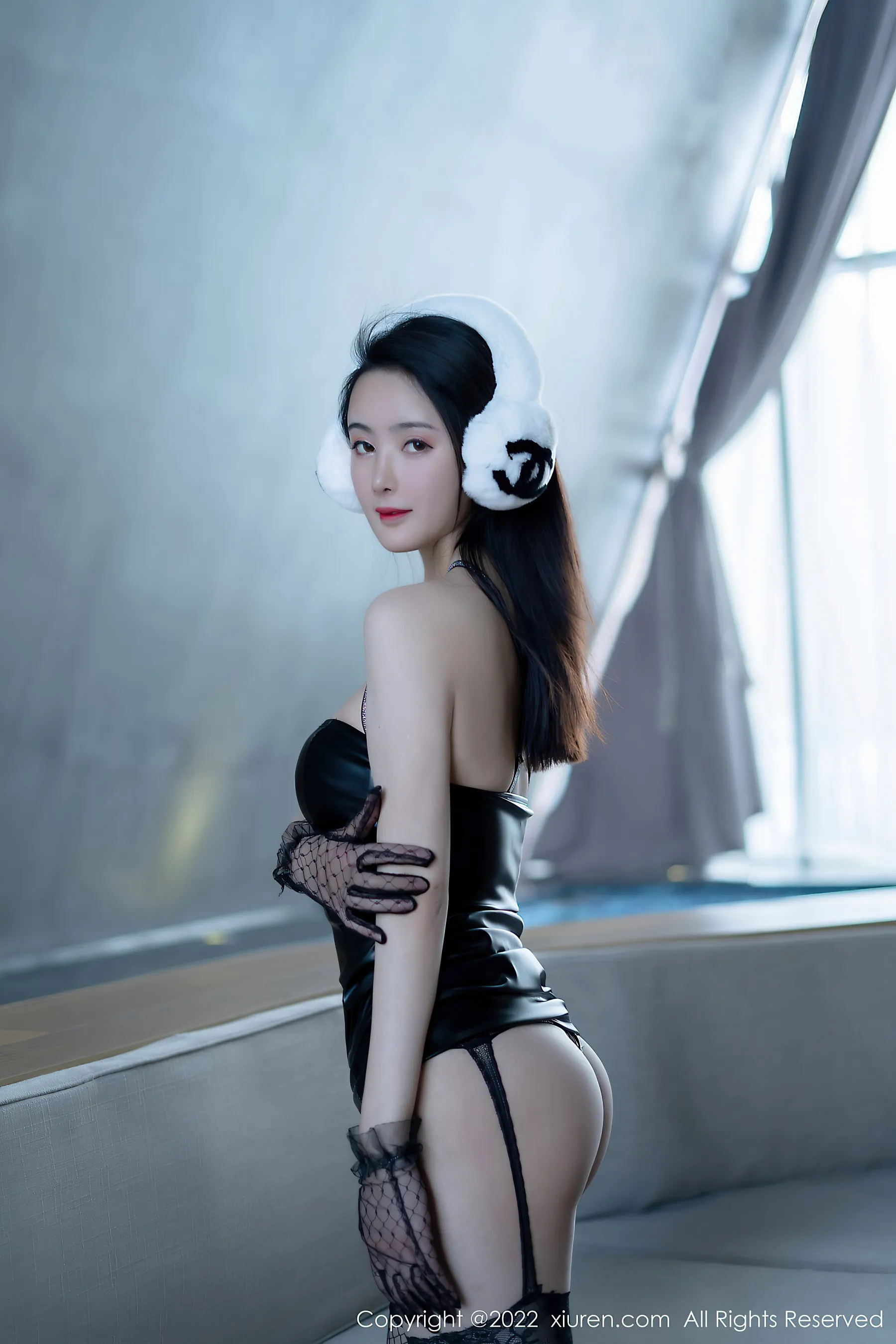 图片[5]-秀人网 No.4779 summer宝宝 黑丝美腿皮衣模特写真-COS写真在线网